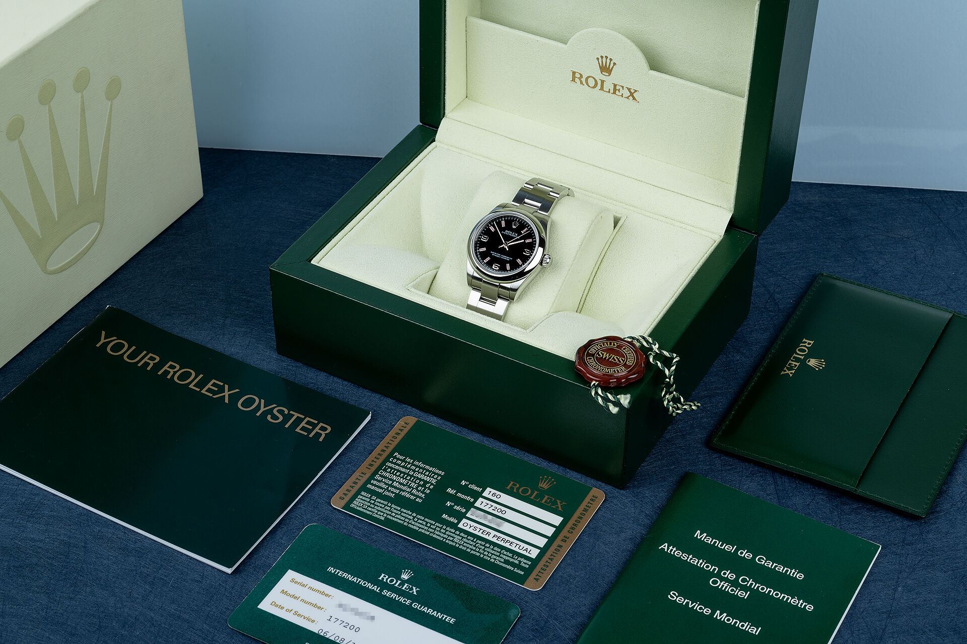 ref 177200 | Box & Certificate | Rolex Oyster Perpetual