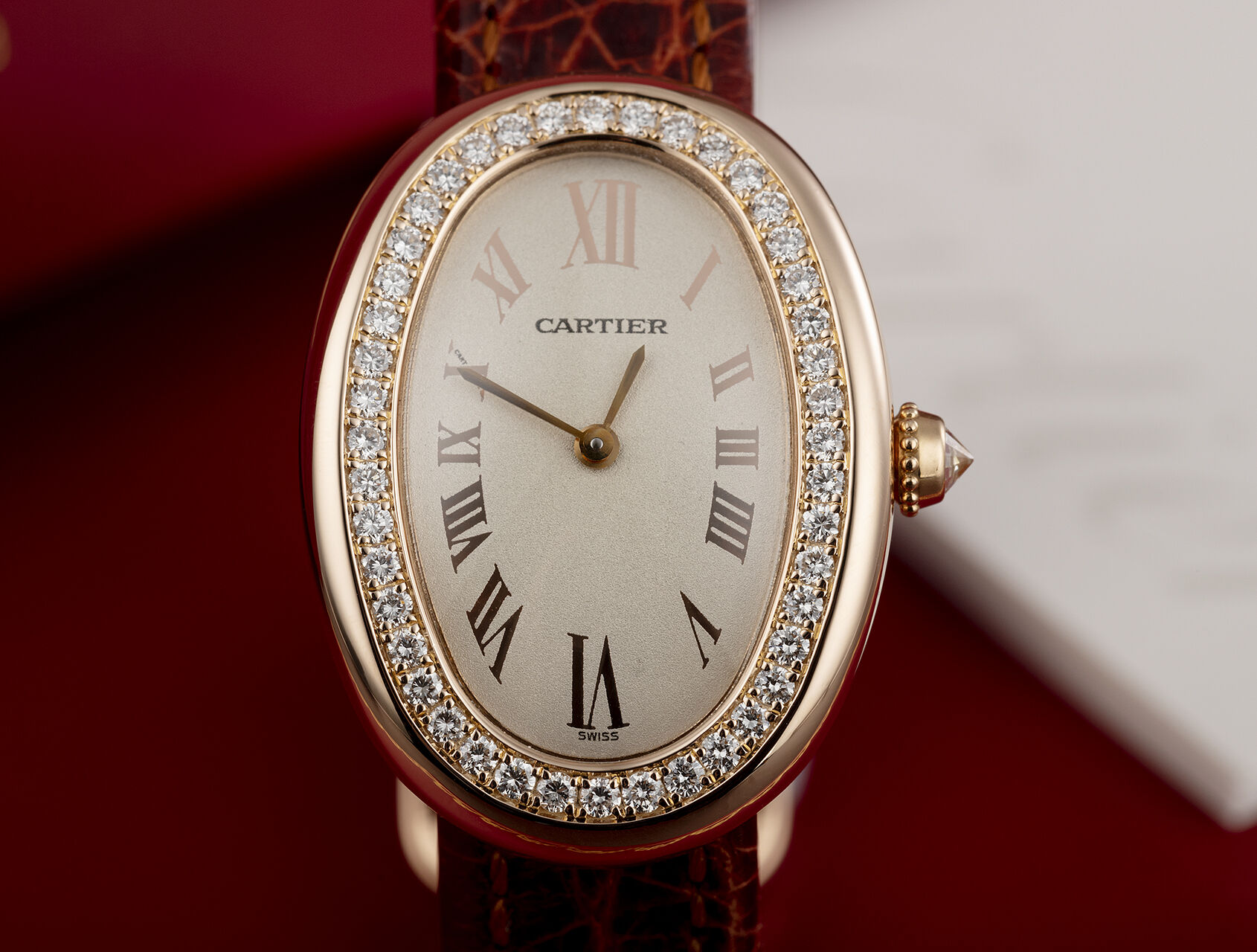 ref W1506056 | Rose Gold Box & Papers | Cartier Baignoire