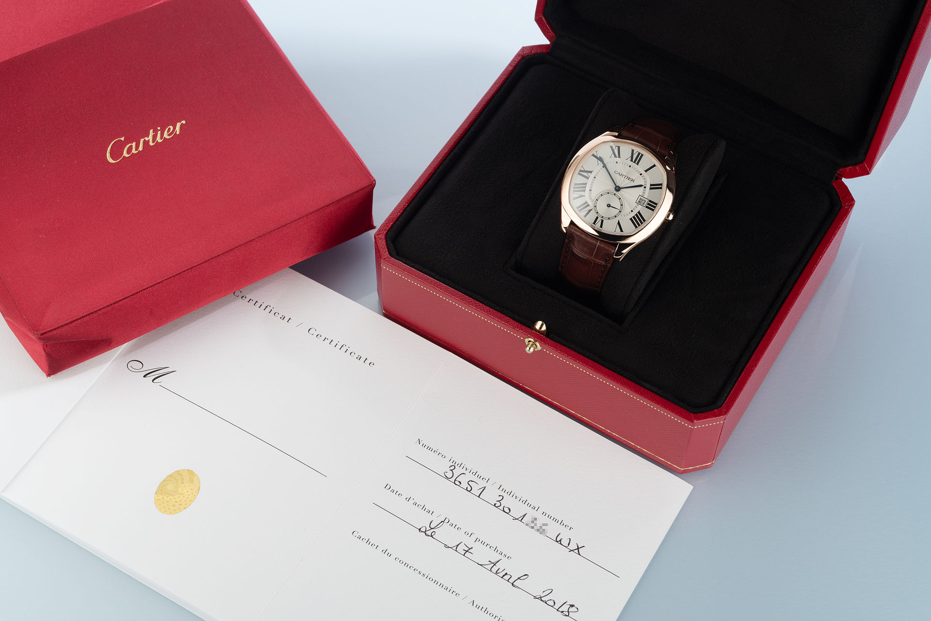 ref WGNM0003 | Cartier Warranty to 2020 | Cartier Drive De Cartier