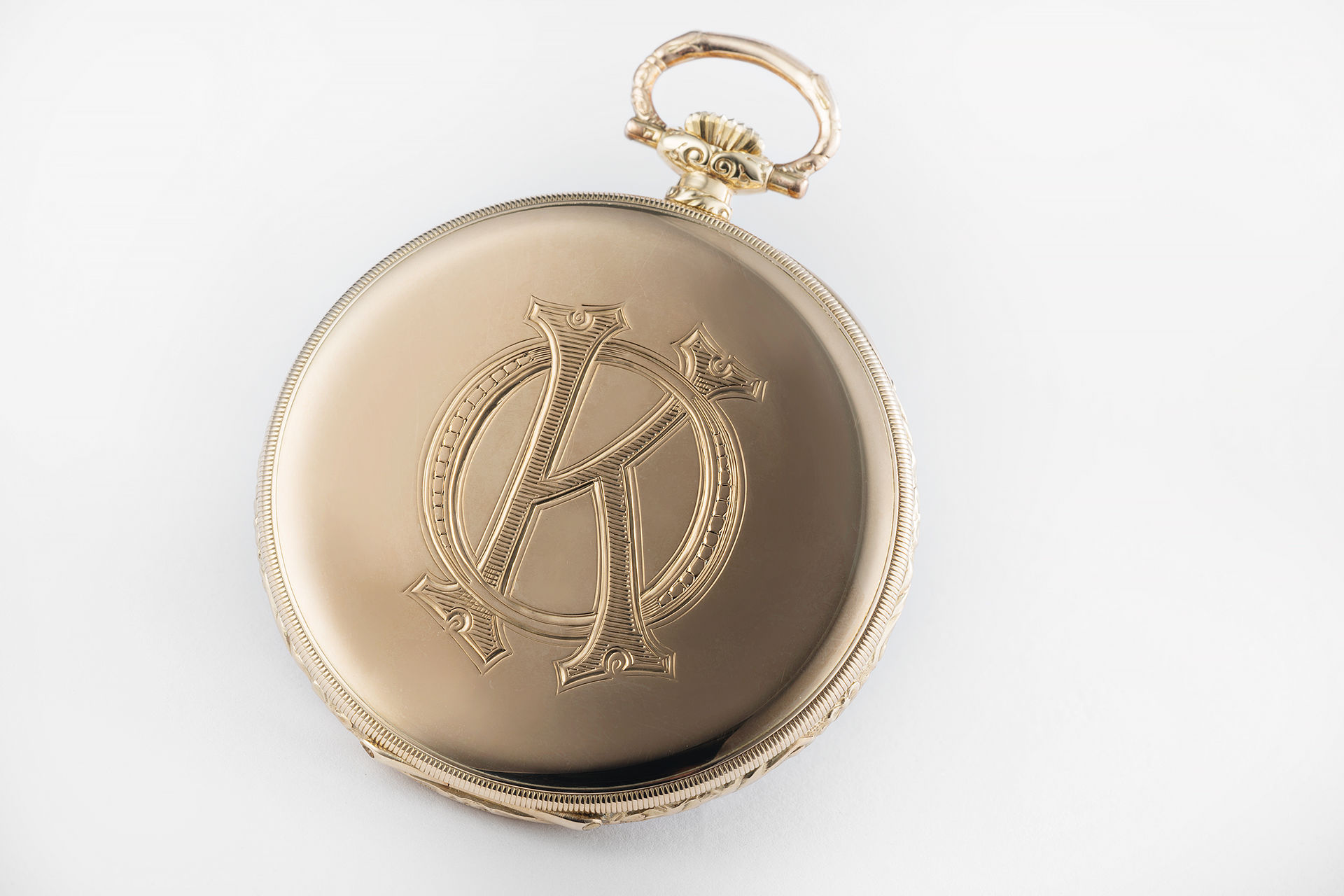ref OK1042 | 14ct 'Frosted Dial' | Omega Pocket Watch