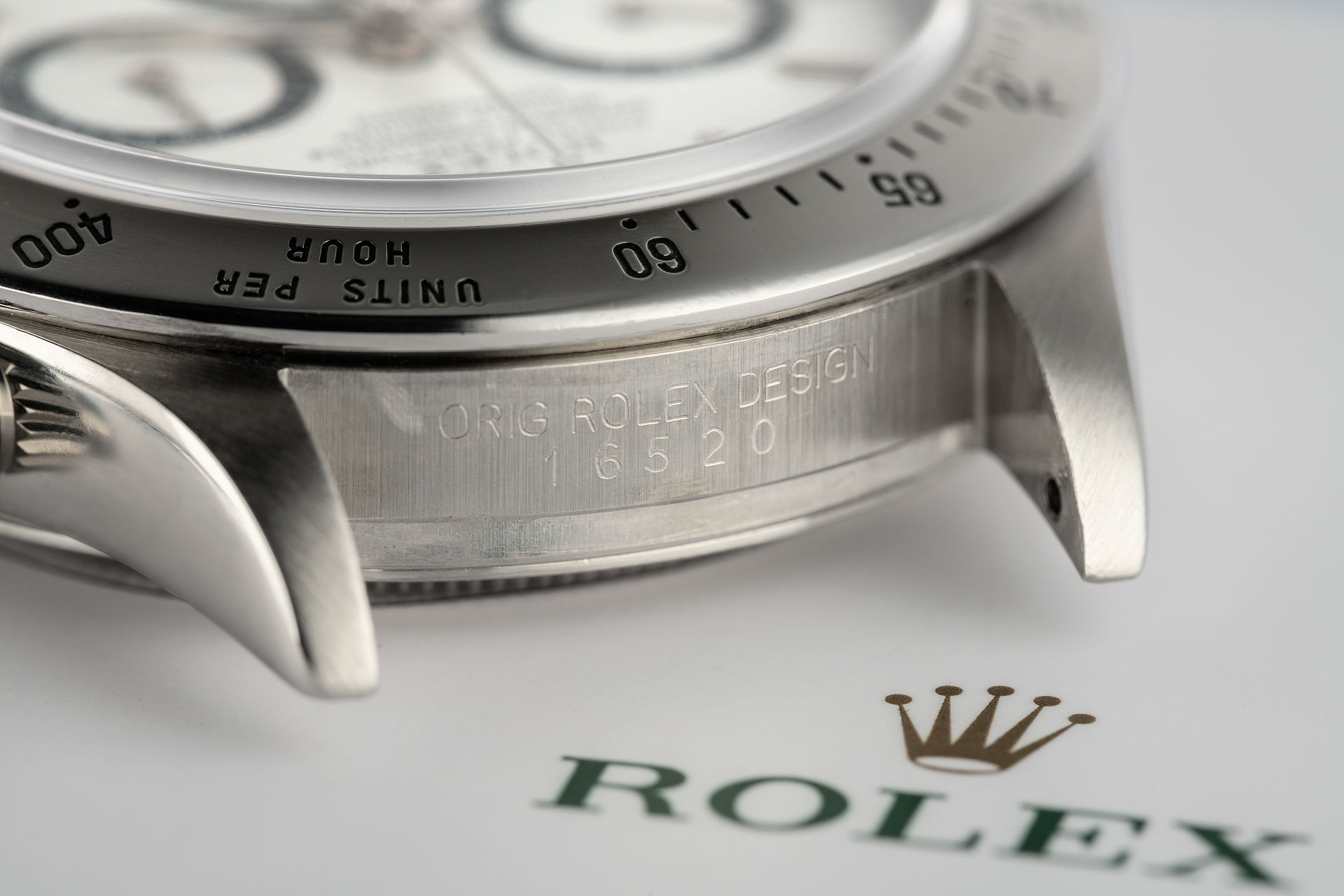 ref 16520 | Rare 'Up-Side Down 6' Rolex Warranty | Rolex Cosmograph Daytona