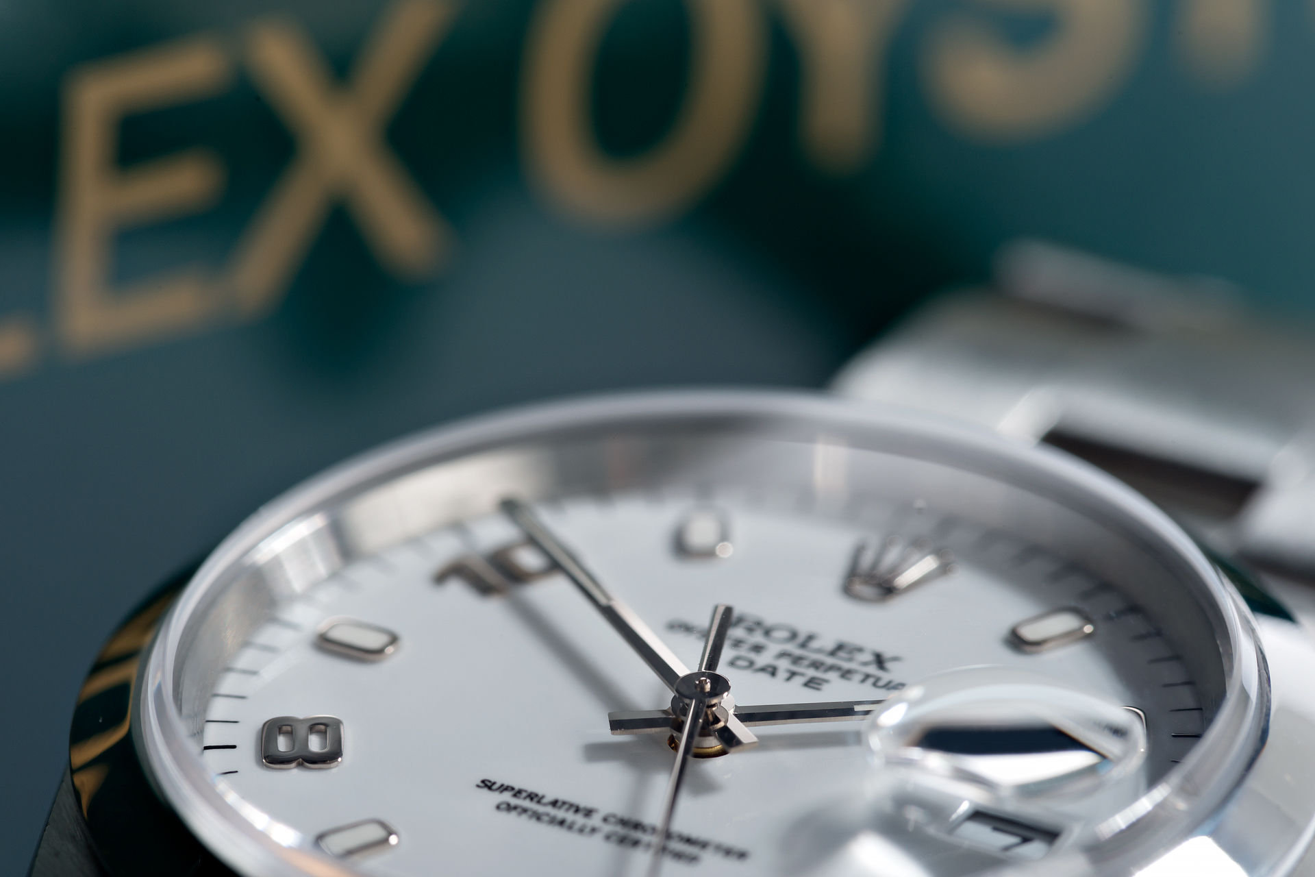 ref 15200 | 34mm 'Box and Papers' | Rolex Date