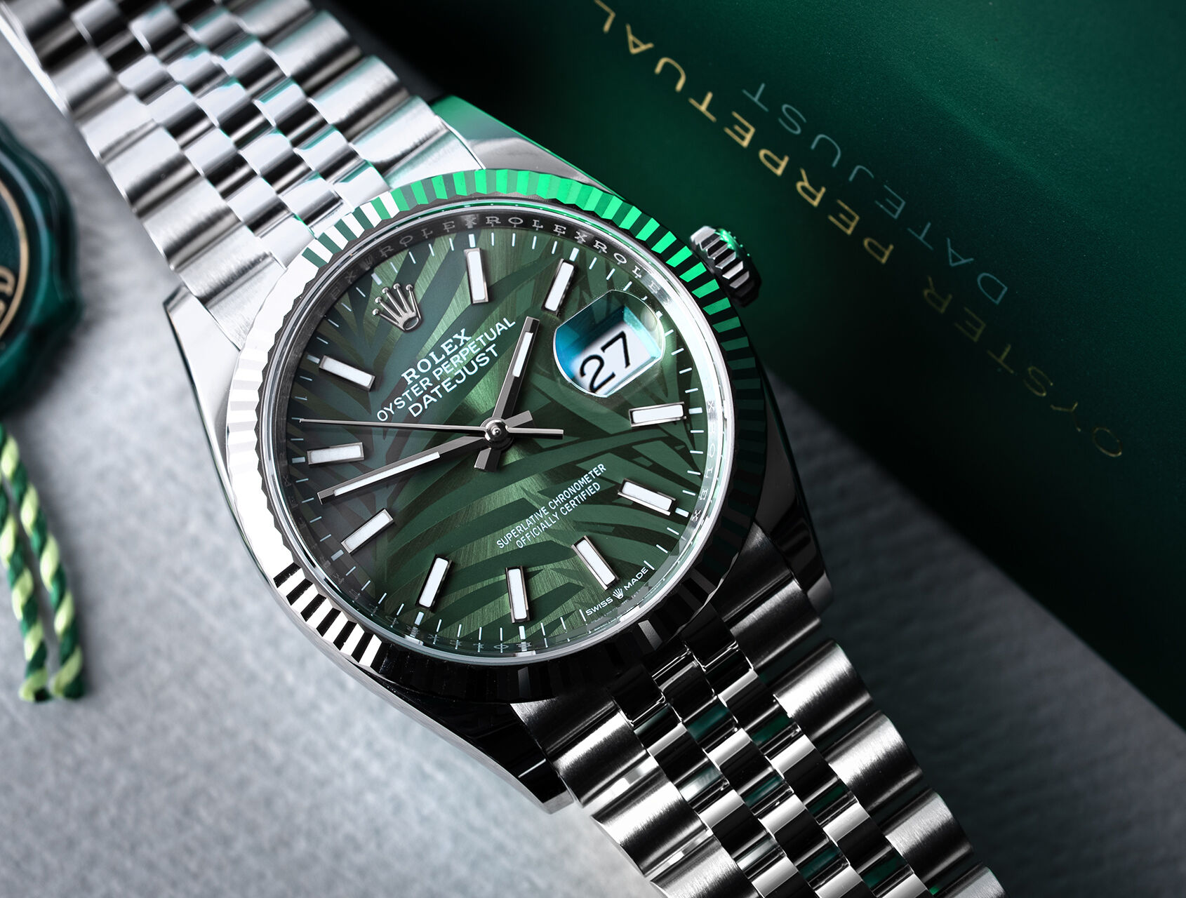 ref 126234 | 126234 - Palm Motif | Rolex Datejust 36