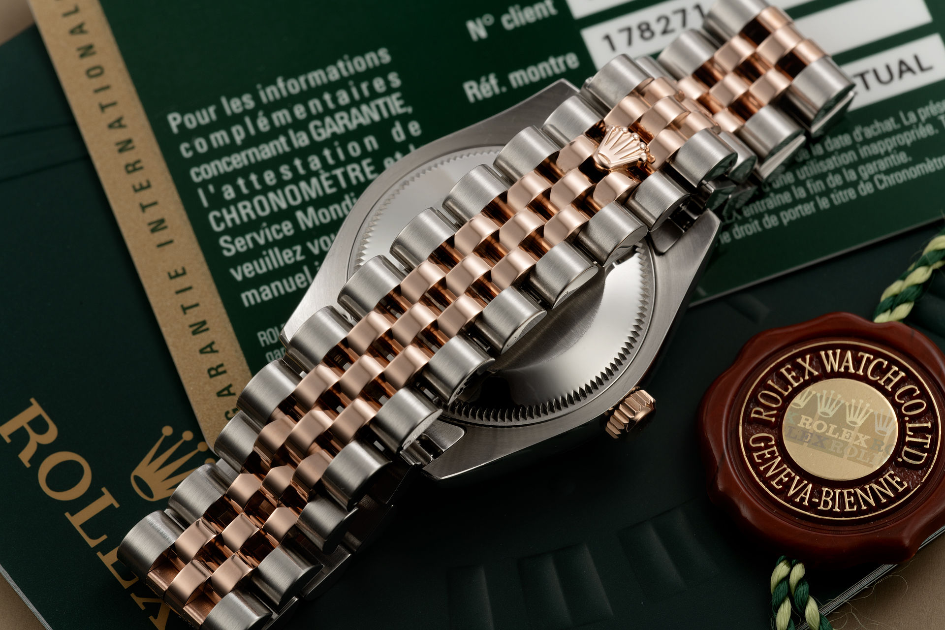 ref 178271 | Rose Gold & Steel 'Diamond Dial' | Rolex Datejust