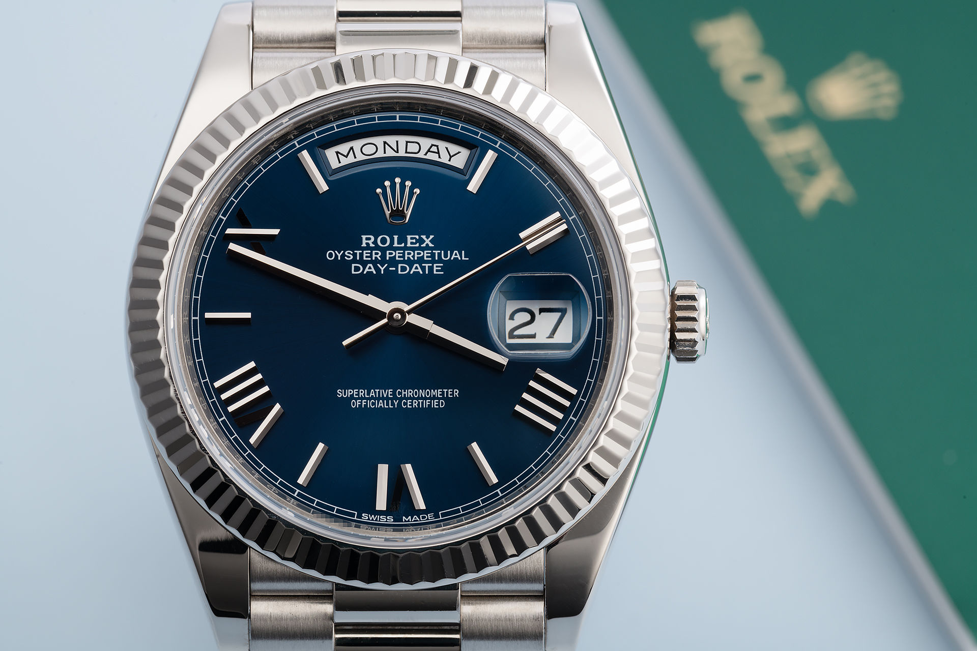ref 228239 | 5 Year Warranty 'Blue Dial' | Rolex Day-Date
