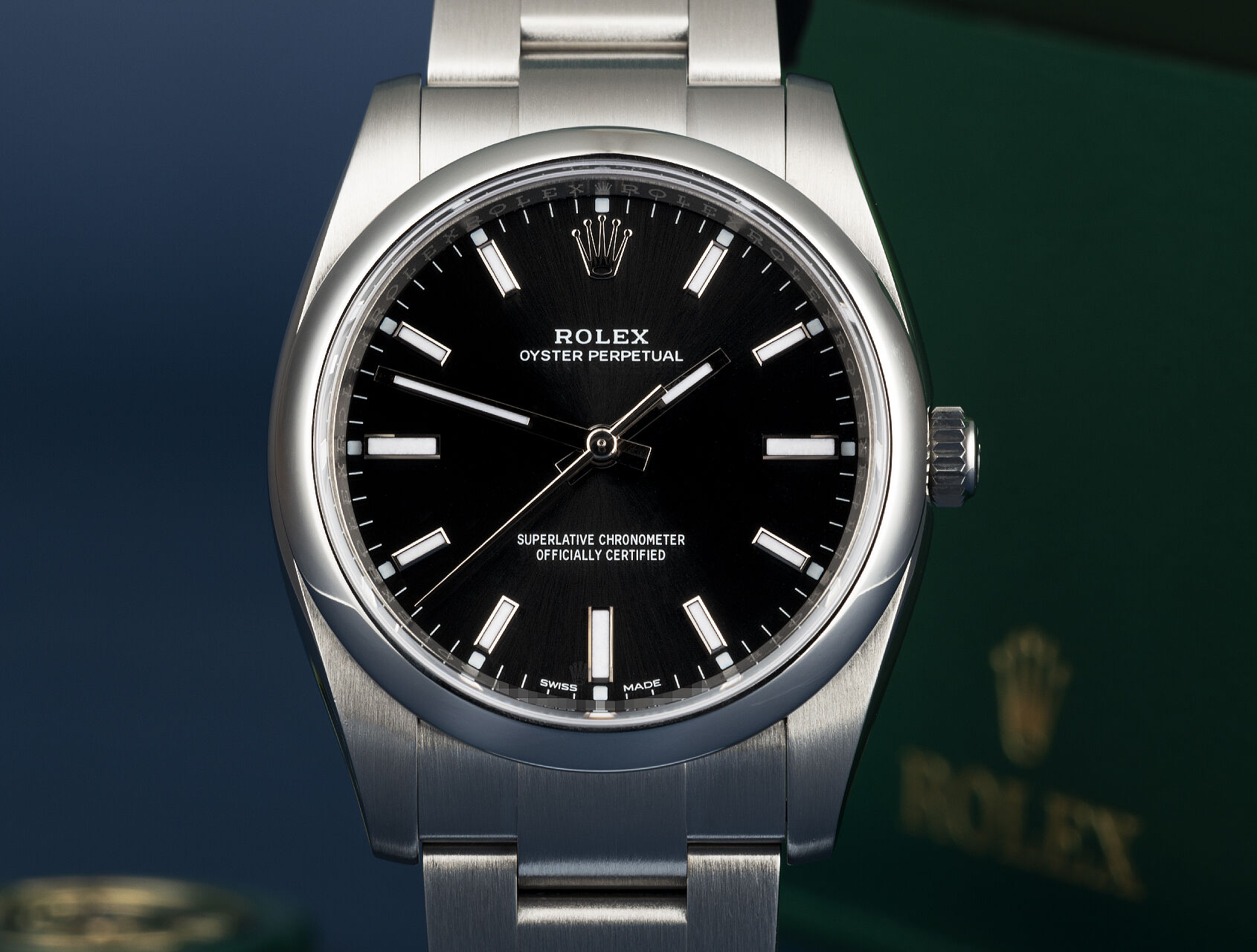 ref 114200 | 114200 - Box & Certificate | Rolex Oyster Perpetual