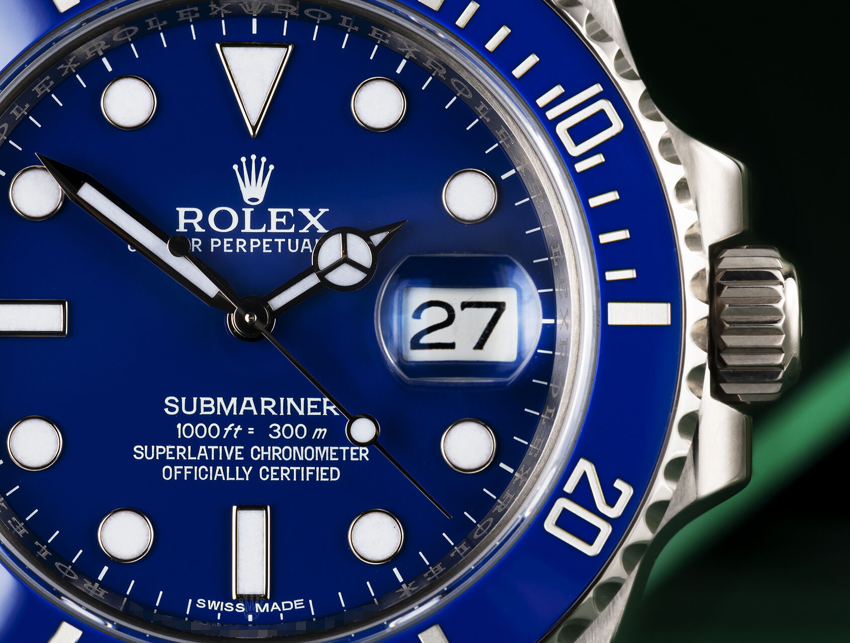 ref 116619LB | 116619LB - Smurf | Rolex Submariner Date