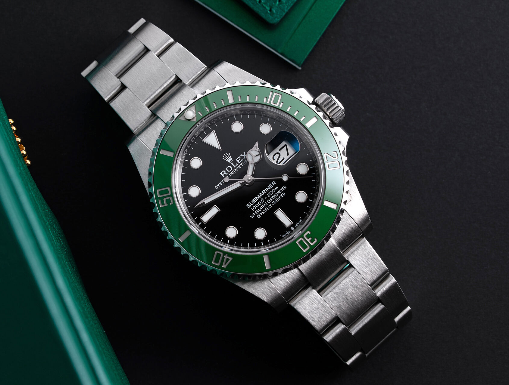 ref 126610LV | 126610LV - Starbucks | Rolex Submariner Date