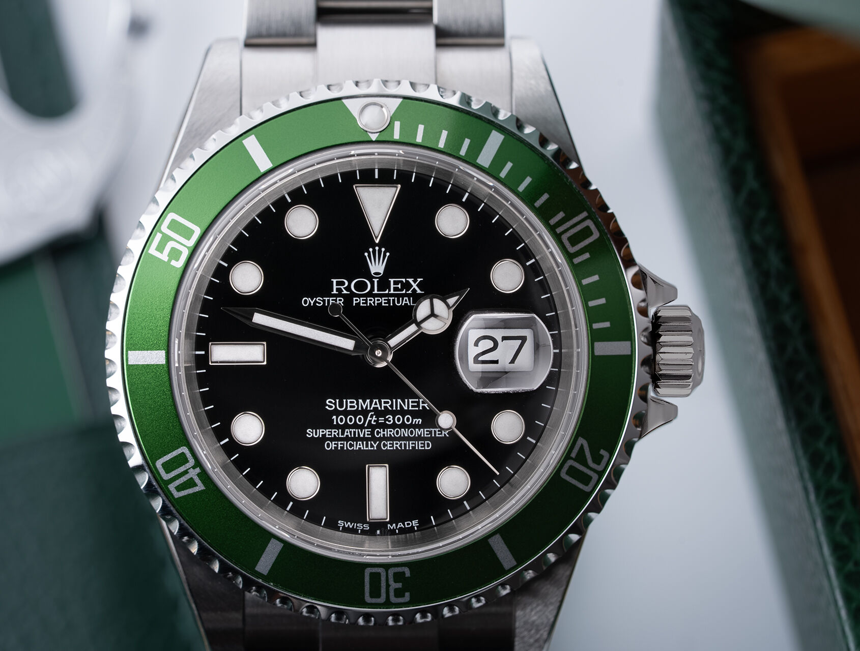 ref 16610 | Fully Stickered 'Flat 4' | Rolex Submariner Date