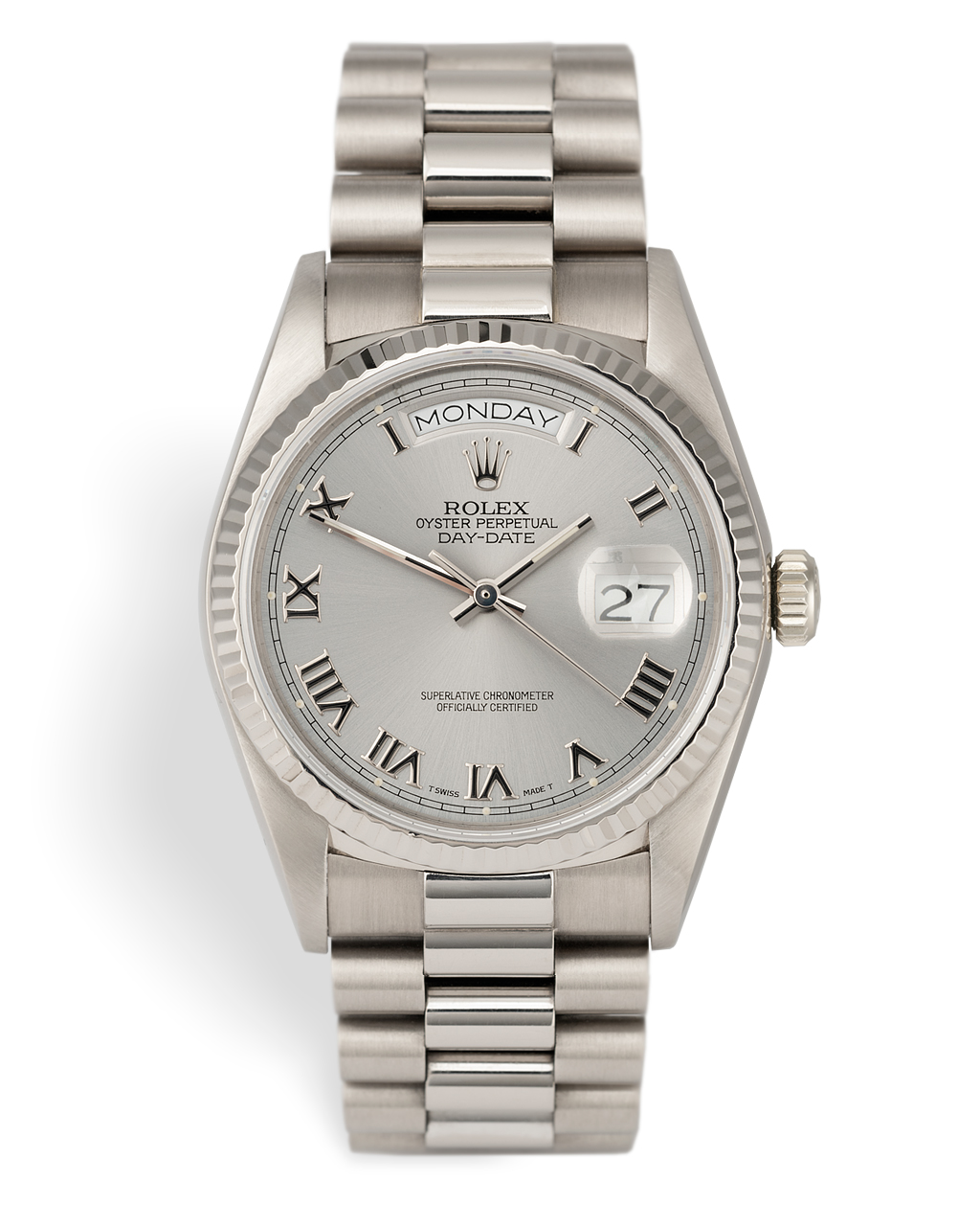 Rolex Day-Date Watches | ref 18039 | White Gold 'Box & Certificate