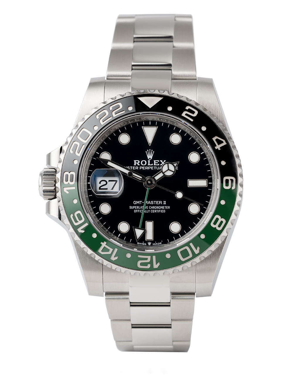 【ARS10】ファイヤー&サンダー&フリーザーGX SR Rolex GMT-Master II 126720 40MM Ceramic Steel 3186 Oyster