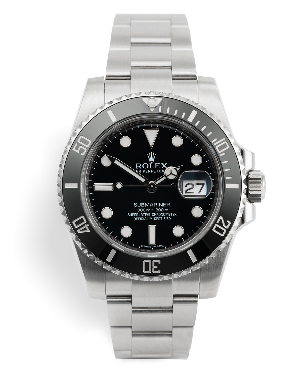 116619-BLUDD Rolex Submariner Blue Diamond Dial Mens