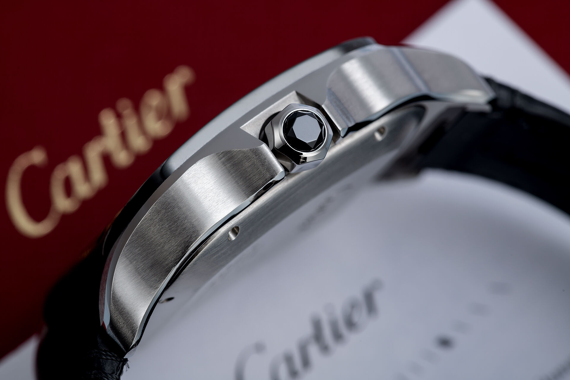 ref WSSA0017 | Interchangeable Straps | Cartier Santos de Cartier