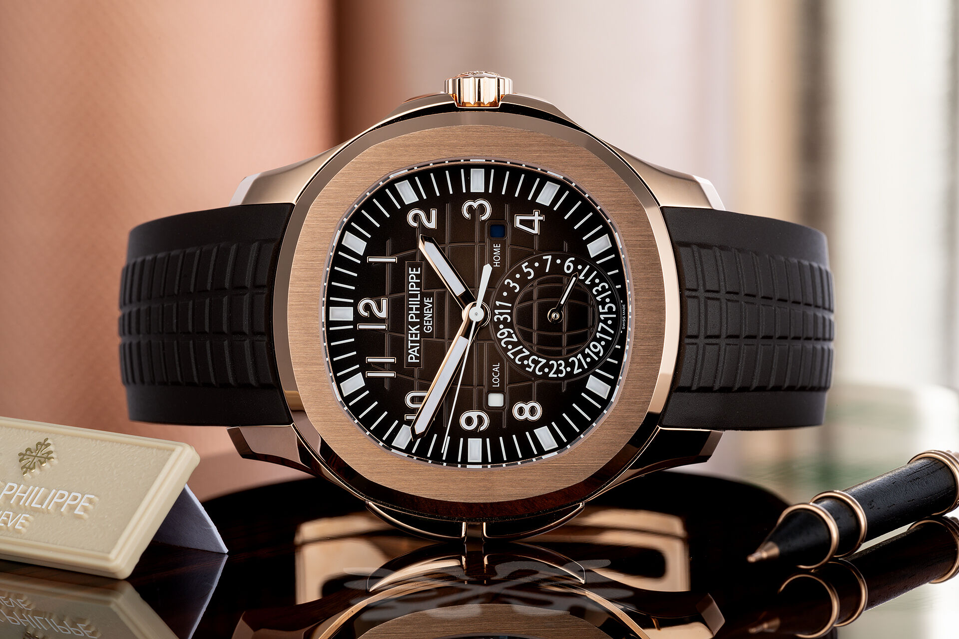 ref 5164R-001 | Patek Warranty to 2022 | Patek Philippe Aquanaut Travel Time