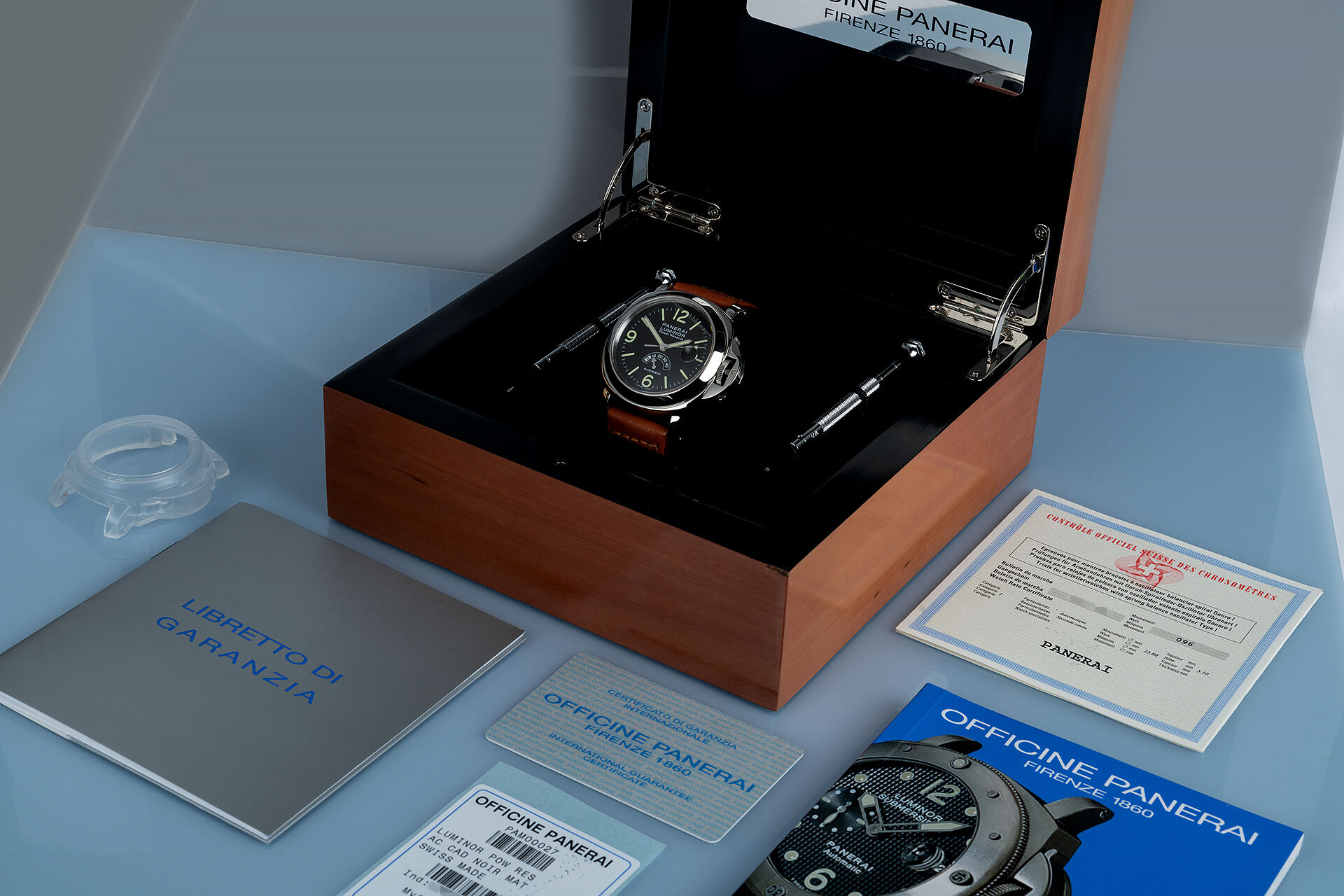 ref PAM 027 | Box & Certificate | Panerai Luminor Power Reserve