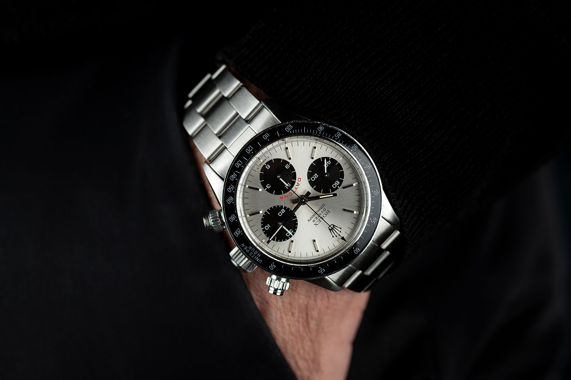 ref 6263 | 'Big Red' - Solei Silver Dial | Rolex Cosmograph Daytona