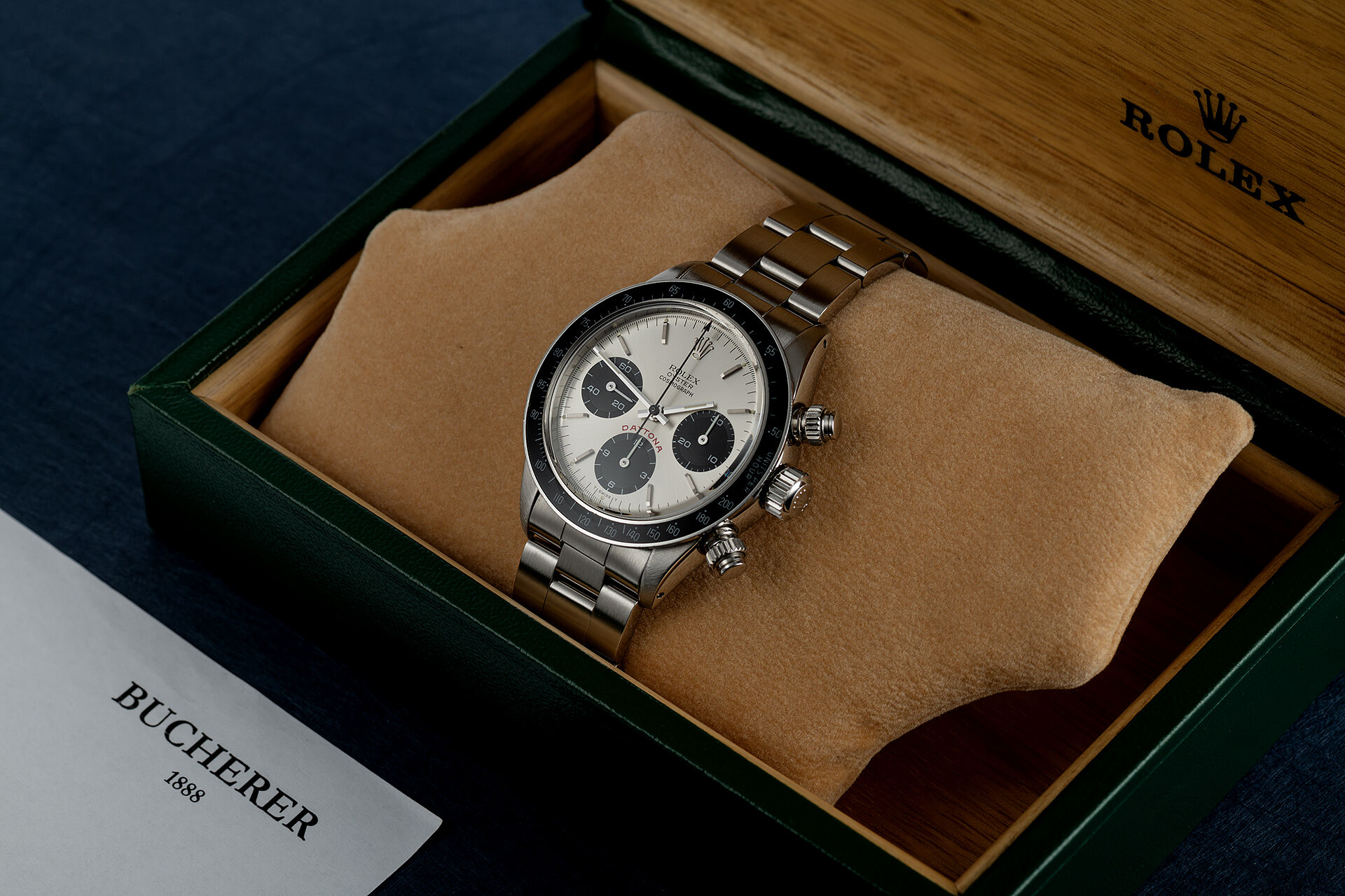 ref 6263 | 'Big Red' - Solei Silver Dial | Rolex Cosmograph Daytona