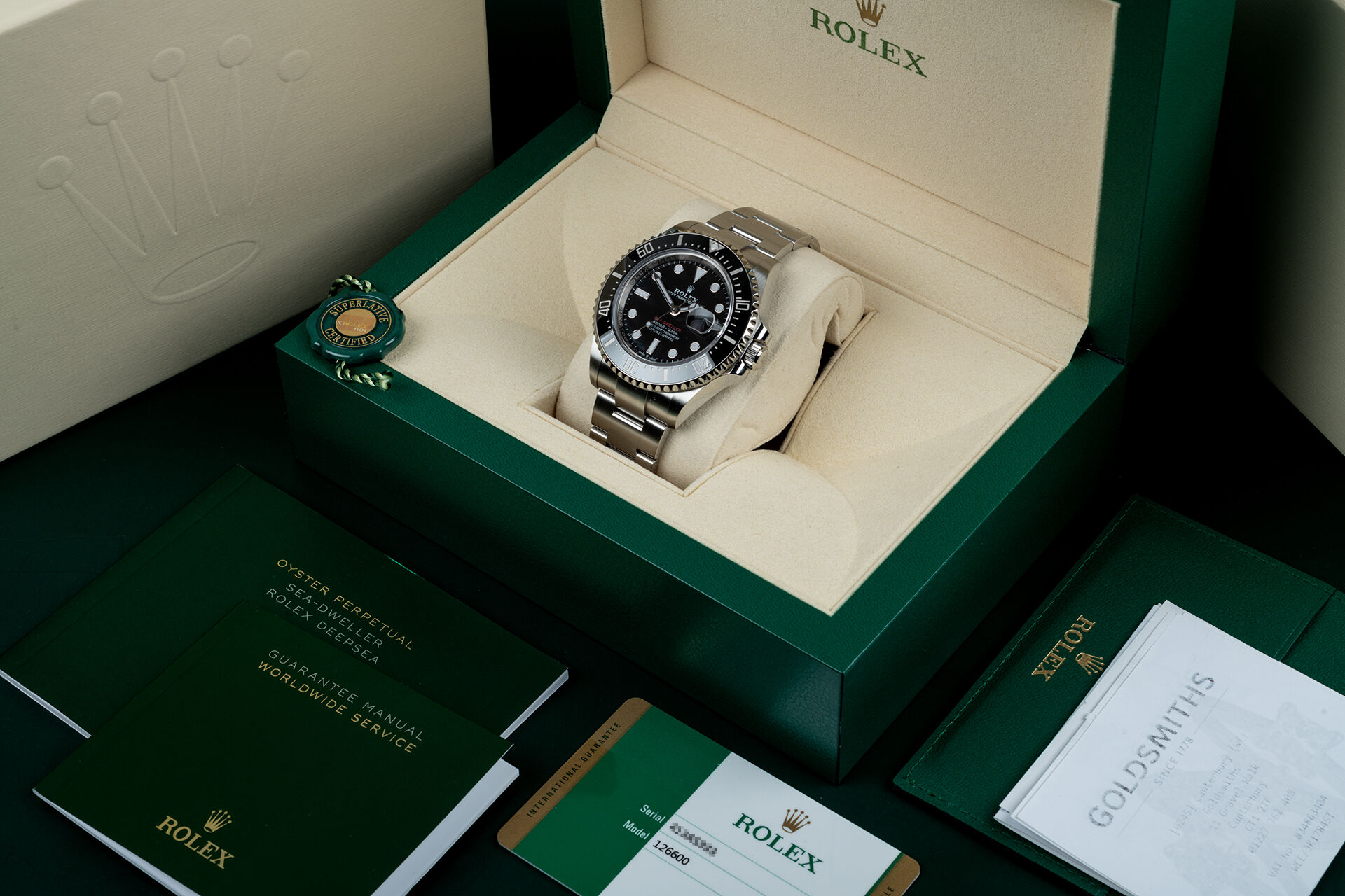 ref 126600 | Rolex Warranty to 2023 | Rolex Sea-Dweller