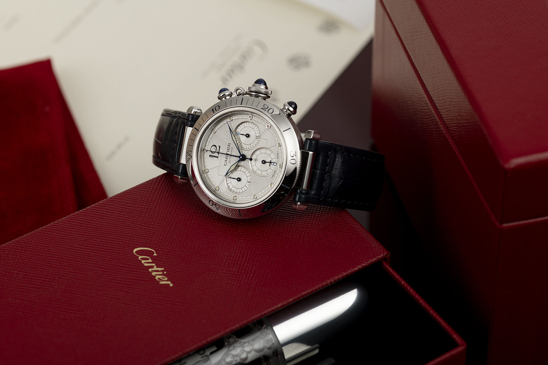 ref 2113 | Cartier Warranty to 2024 | Cartier Cartier Pasha Chronograph 
