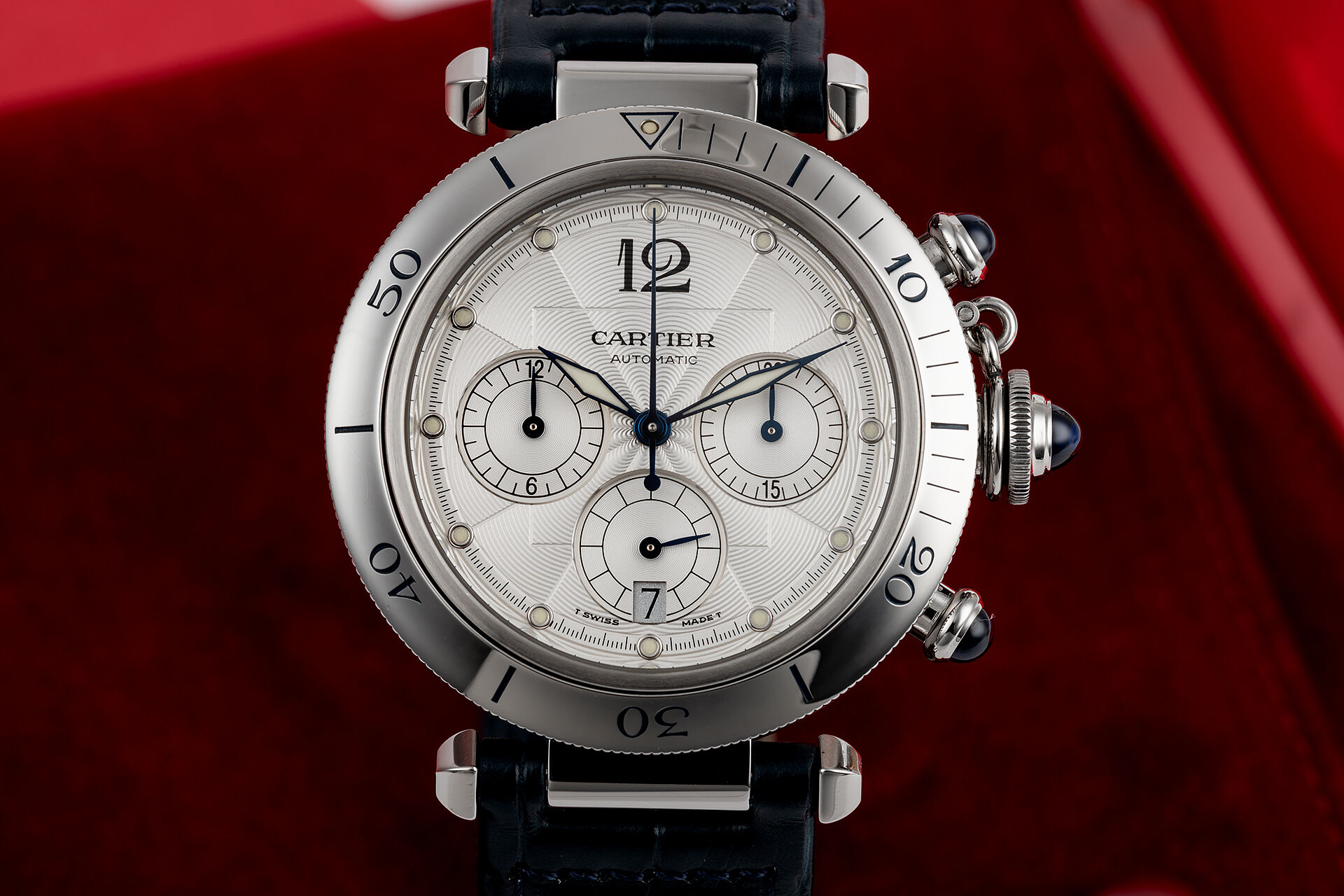 ref 2113 | Cartier Warranty to 2024 | Cartier Cartier Pasha Chronograph 