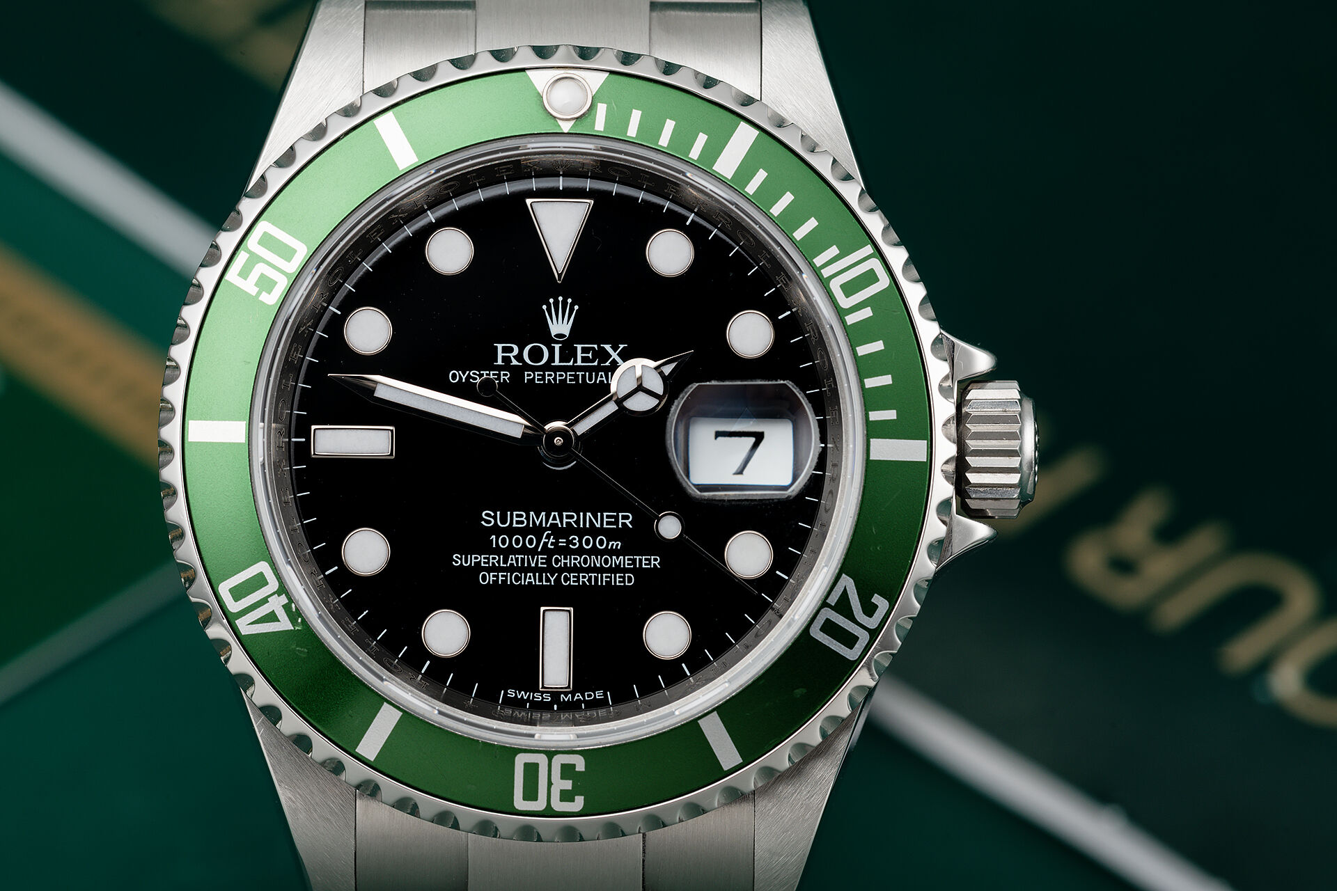 Koordinere forvisning Jeg har erkendt det Rolex Submariner Date Watches | ref 16610LV | 'RRR' Rehaut Bezel | The  Watch Club