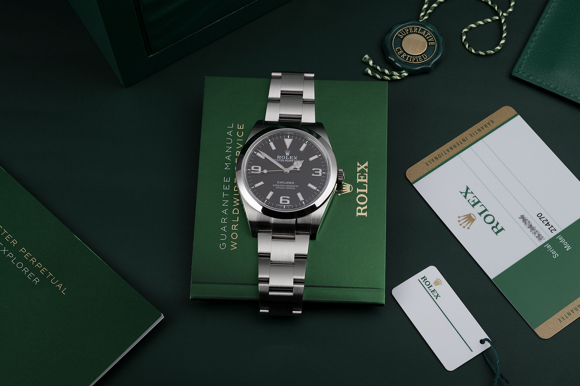 ref 214270 | Box & Certificate | Rolex Explorer