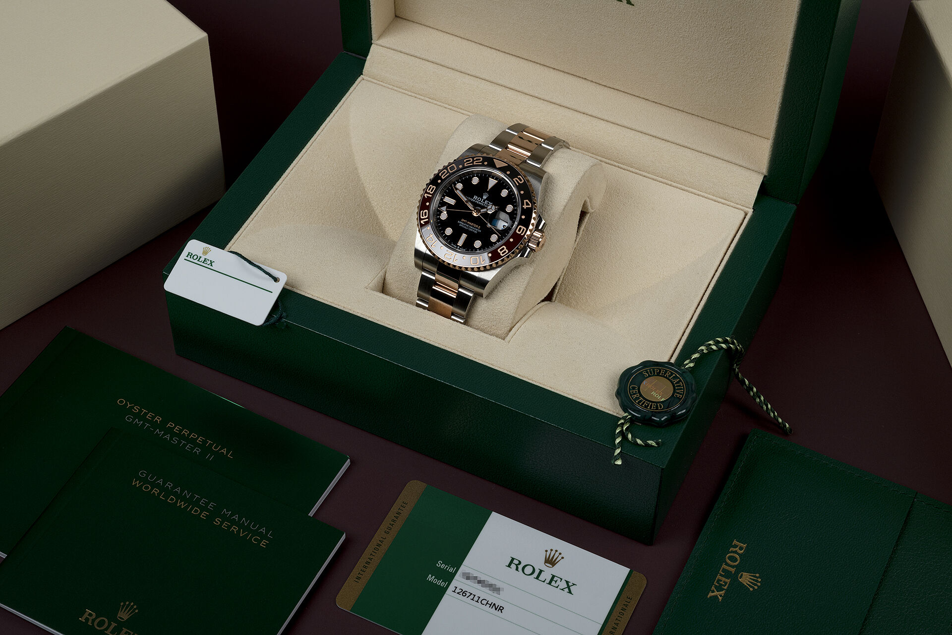 ref 126711CHNR | Rolex Warranty to 2025 | Rolex GMT-Master II