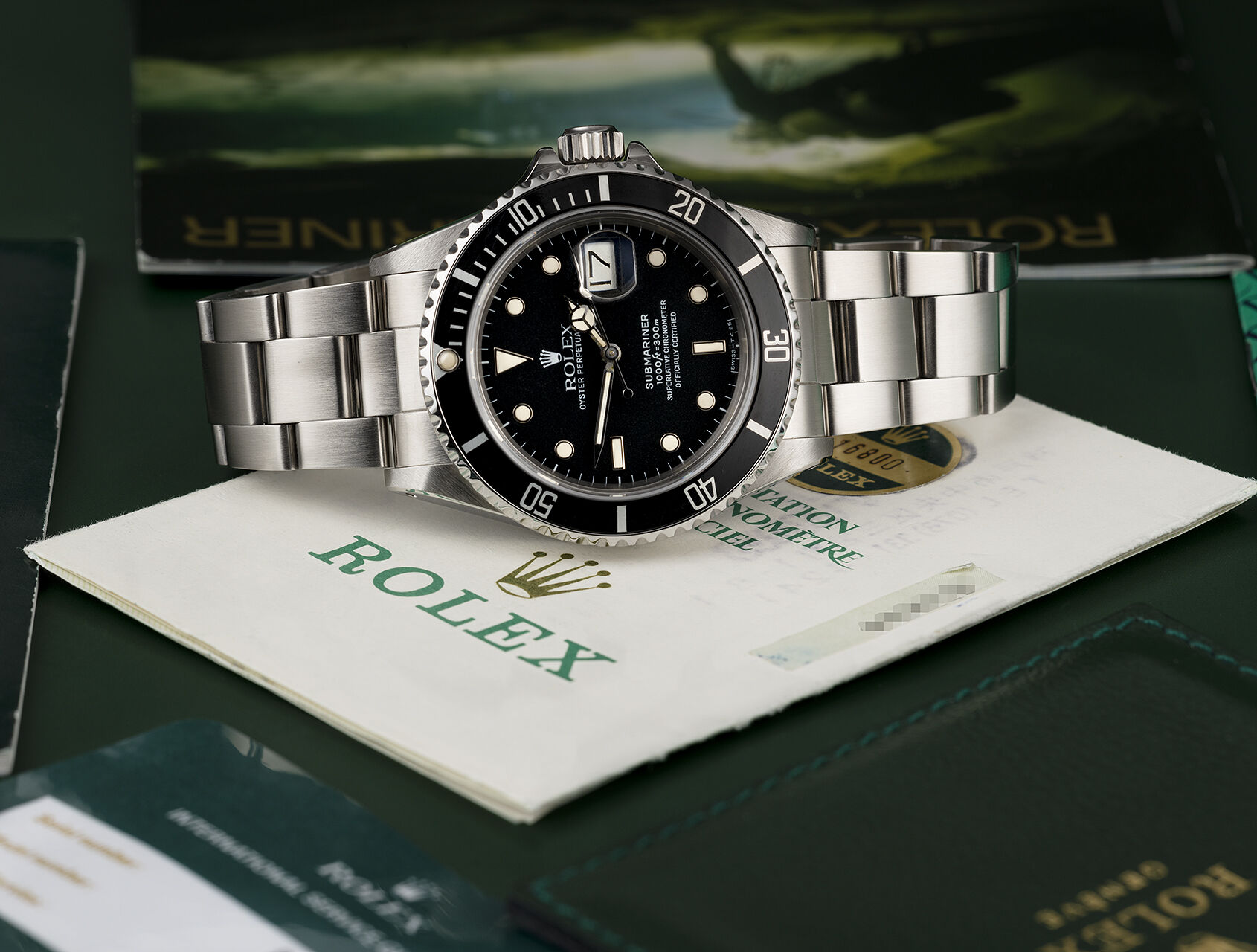 ref 16800 | 16800 - Transitional 'Full Set' | Rolex Submariner Date