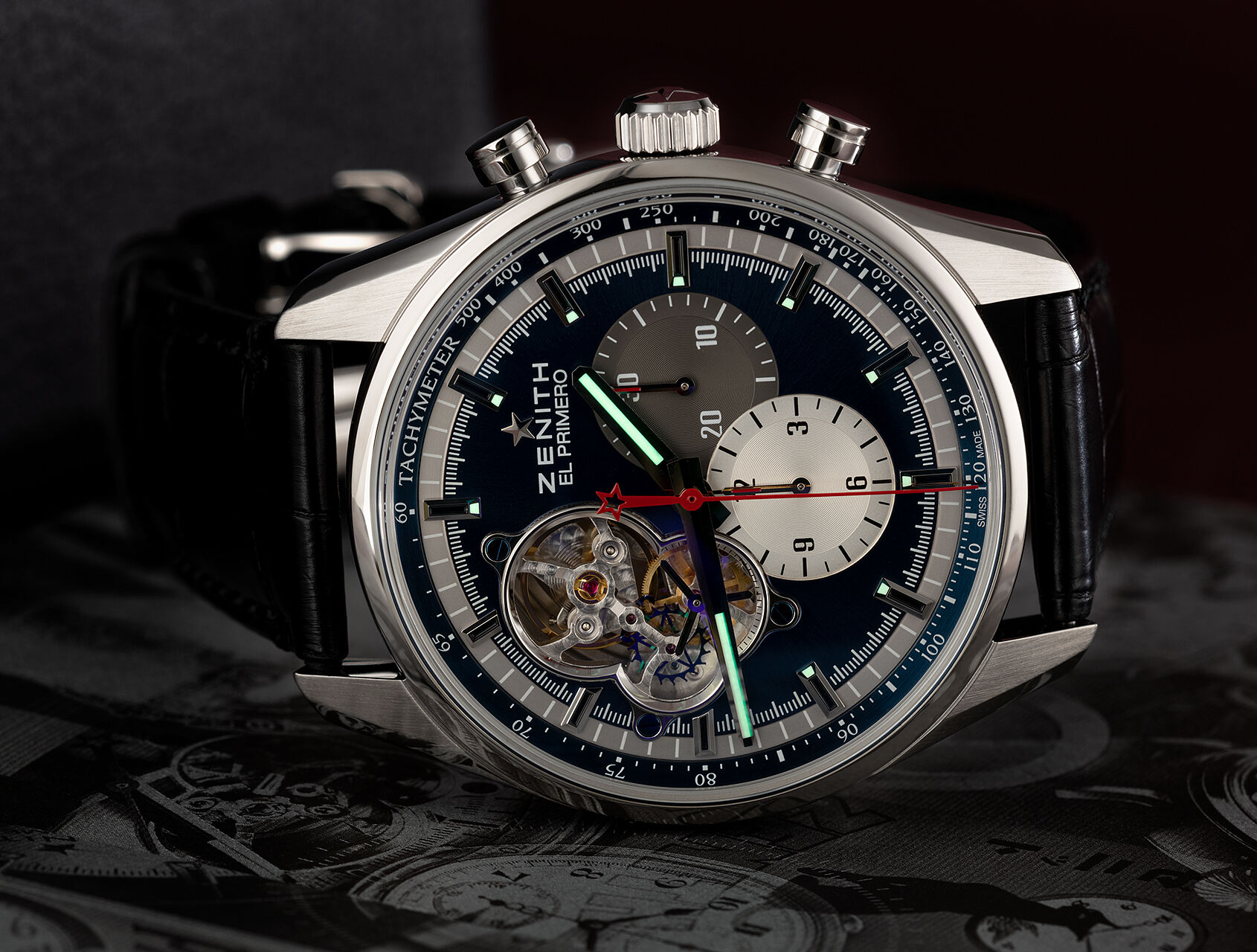 ref 03.2040.4061/52.C700 | Open-Heart Dial | Zenith El Primero El Primero