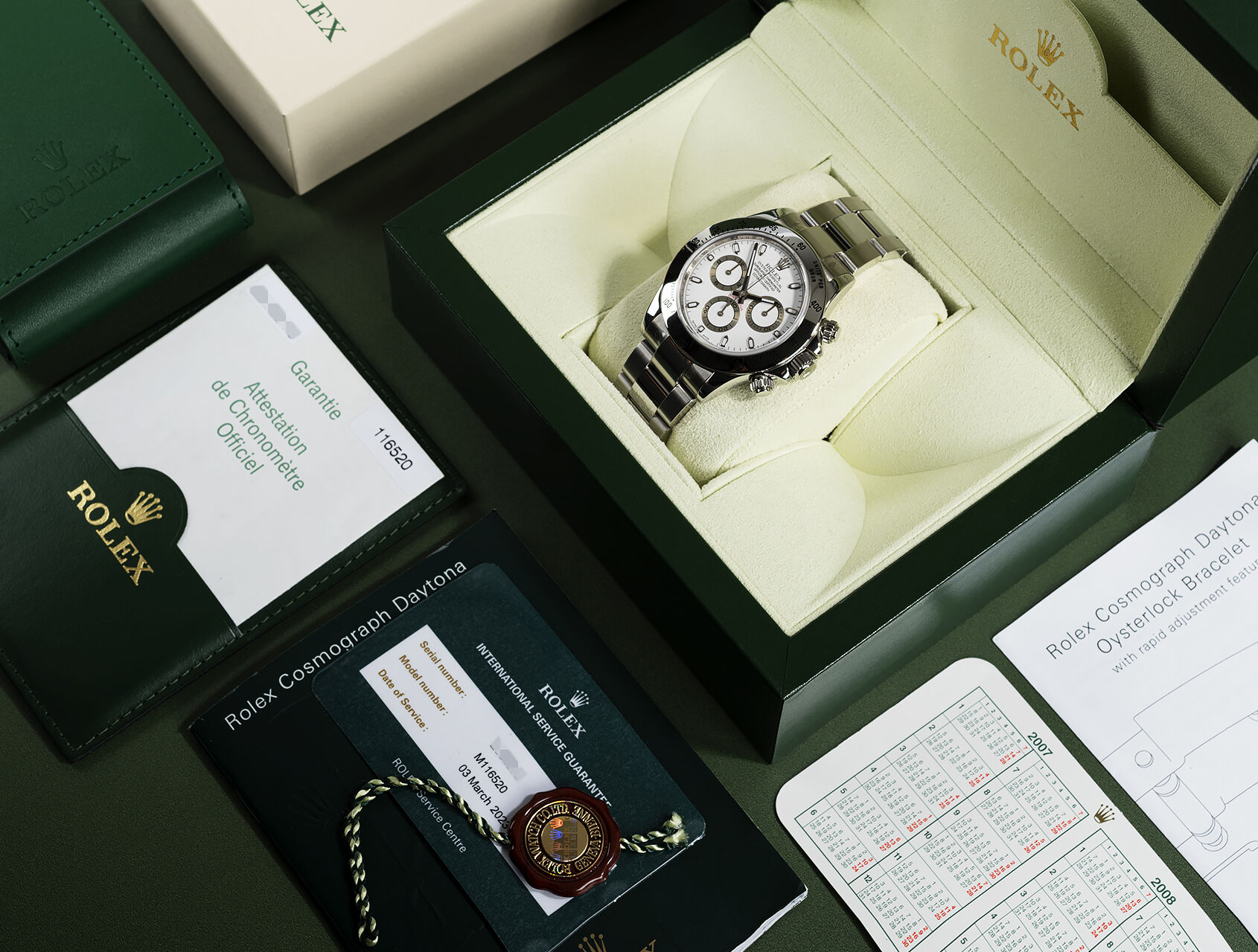 ref 116520 | 116520 - Under Rolex warranty | Rolex Cosmograph Daytona