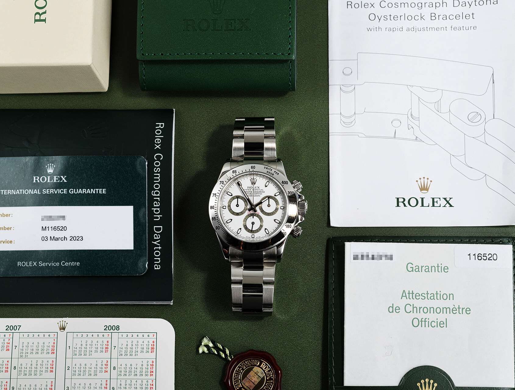 ref 116520 | 116520 - Under Rolex warranty | Rolex Cosmograph Daytona