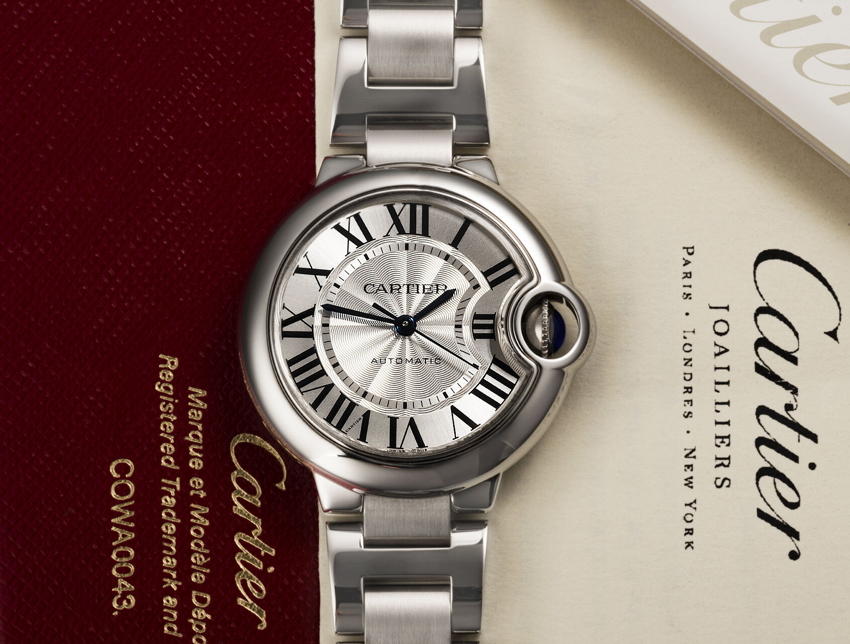 ref W6920071 | W6920071 - Cartier Service Warranty | Cartier Ballon Bleu