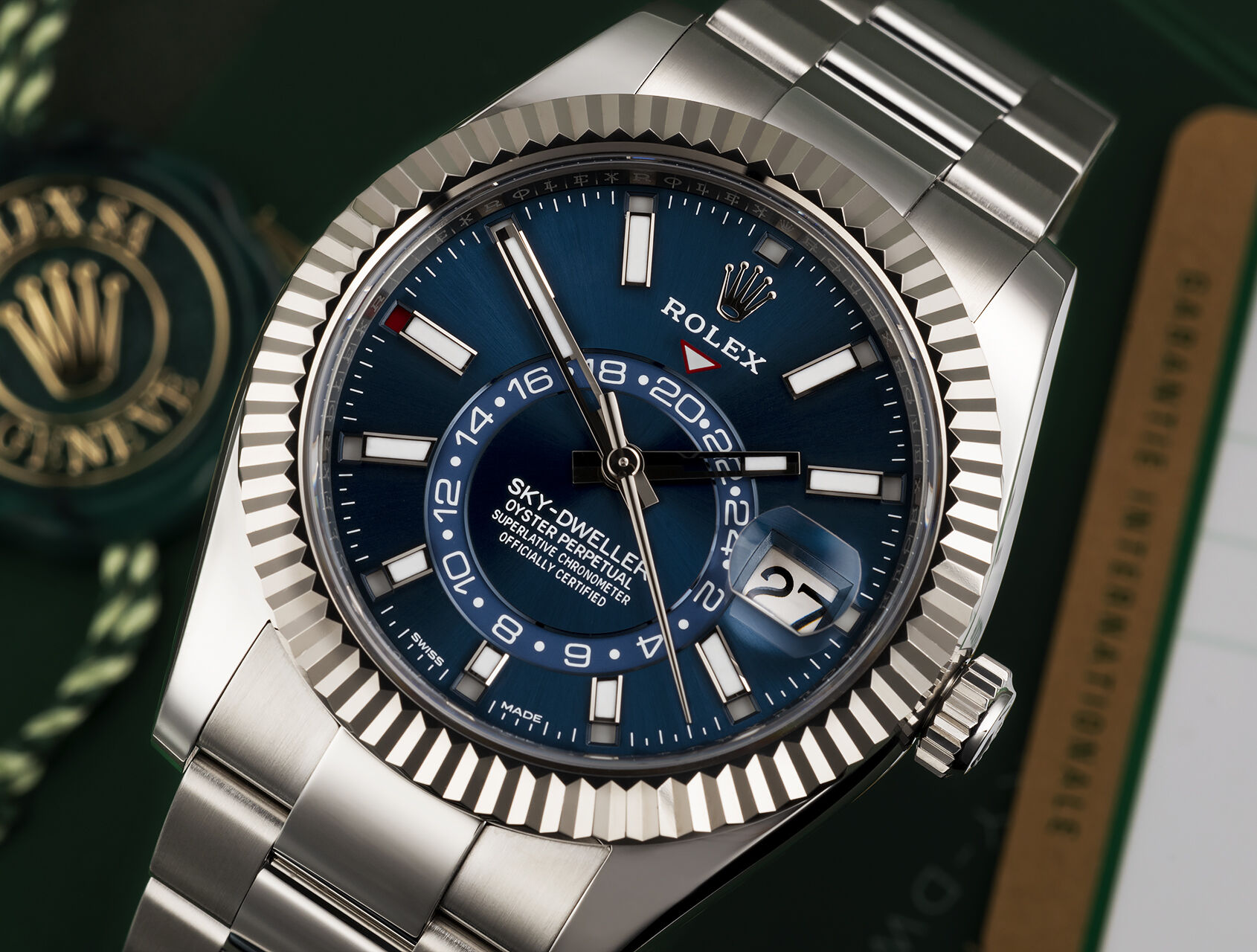 ref 326934 | 326934 - Box & Certificate | Rolex Sky Dweller