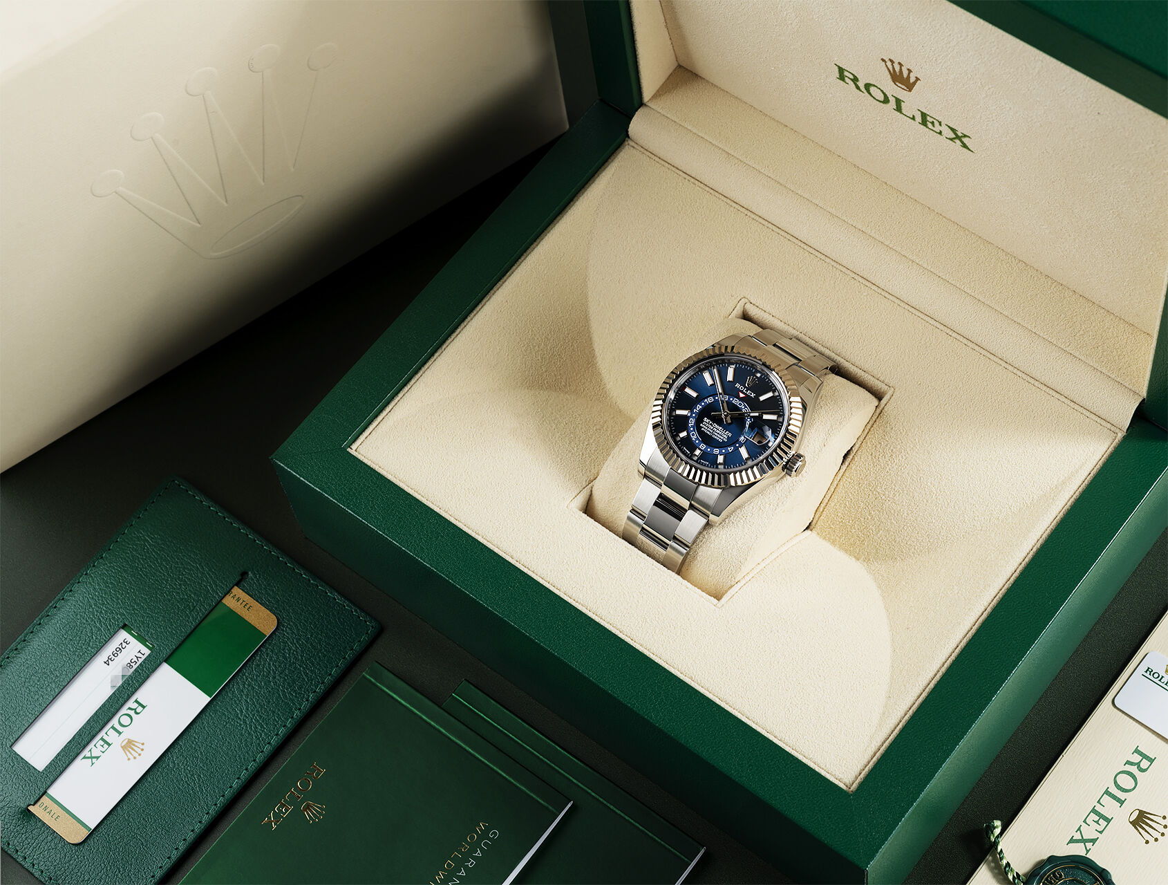 ref 326934 | 326934 - Box & Certificate | Rolex Sky Dweller