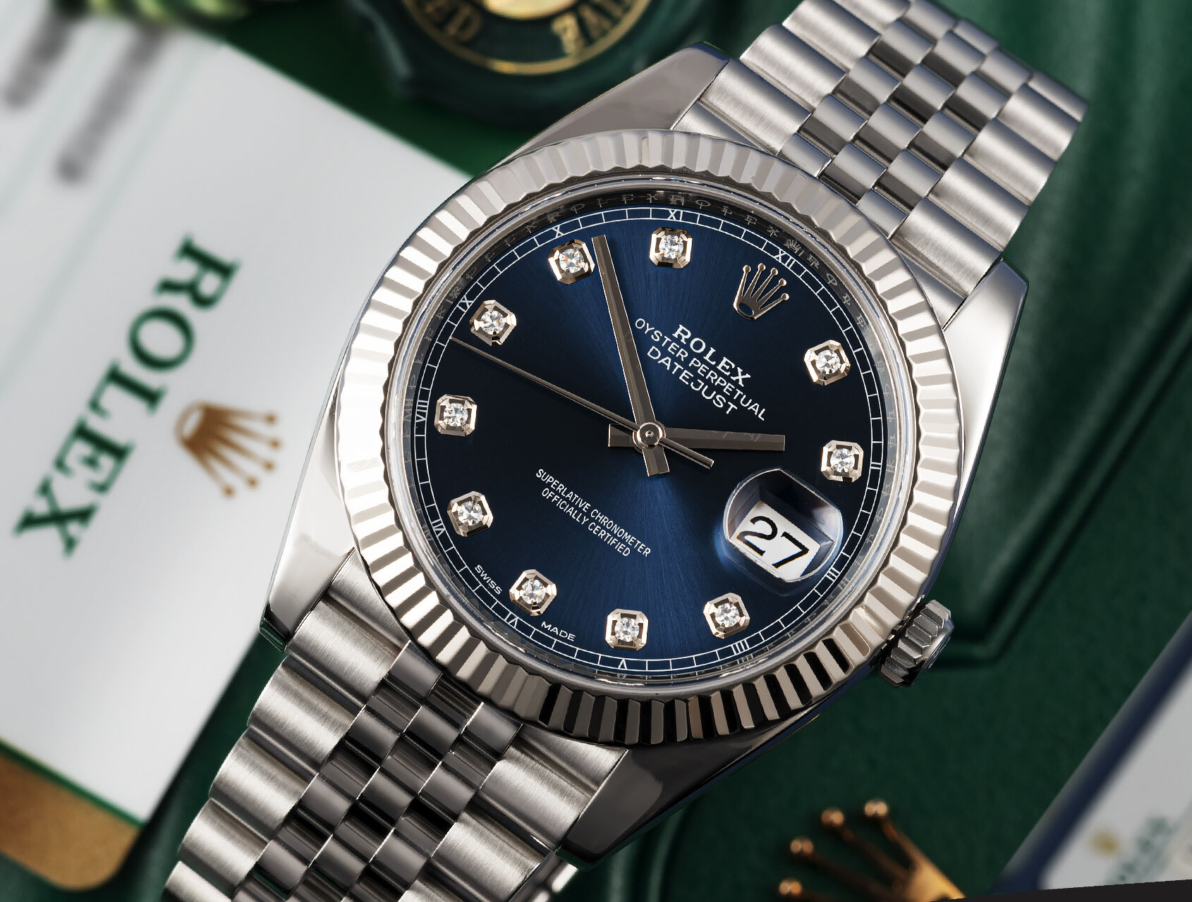 ref 126334 | 126334 - Diamond Dial | Rolex Datejust 41