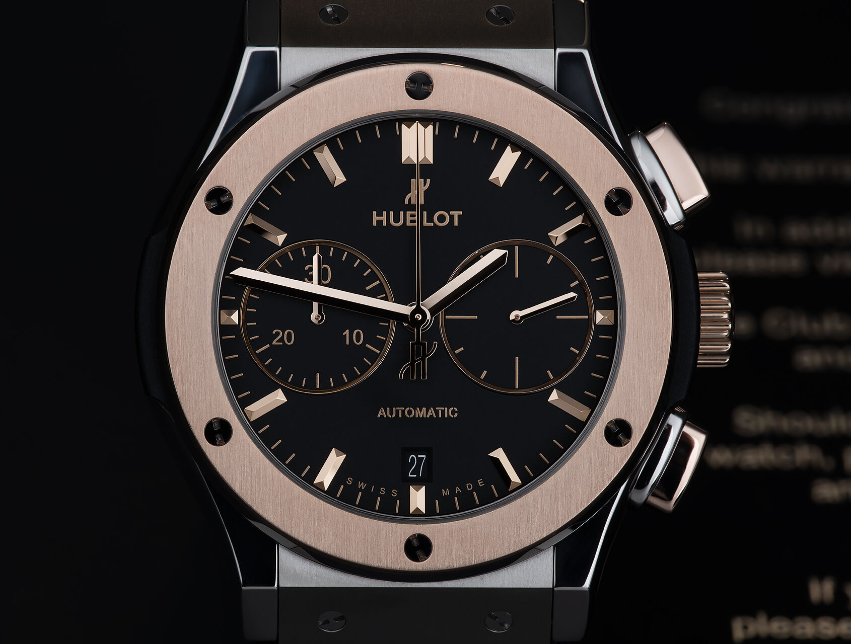 ref 521.NO.1180.LR | 521.NO.1180.LR - Chronograph | Hublot Classic Fusion