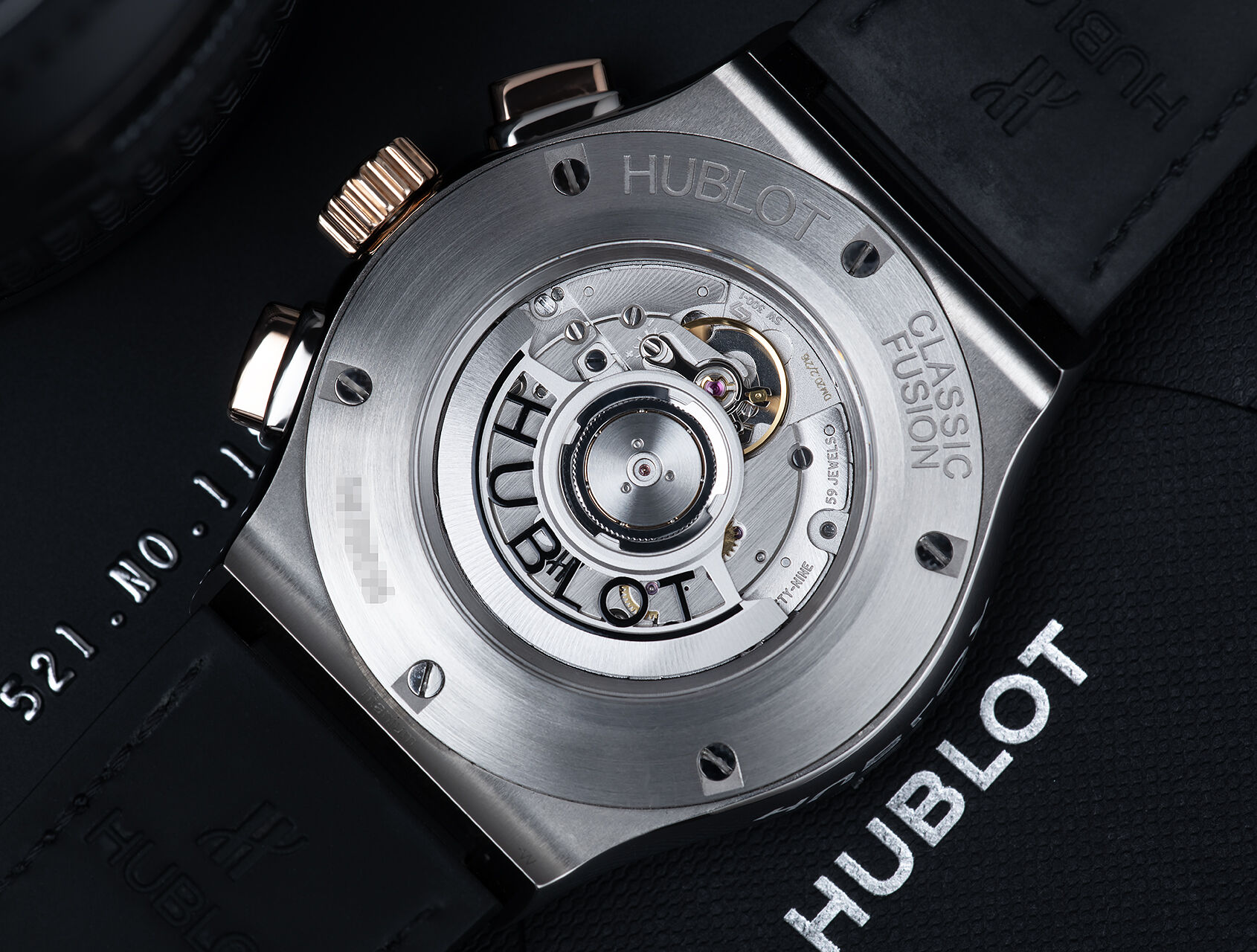 ref 521.NO.1180.LR | 521.NO.1180.LR - Chronograph | Hublot Classic Fusion