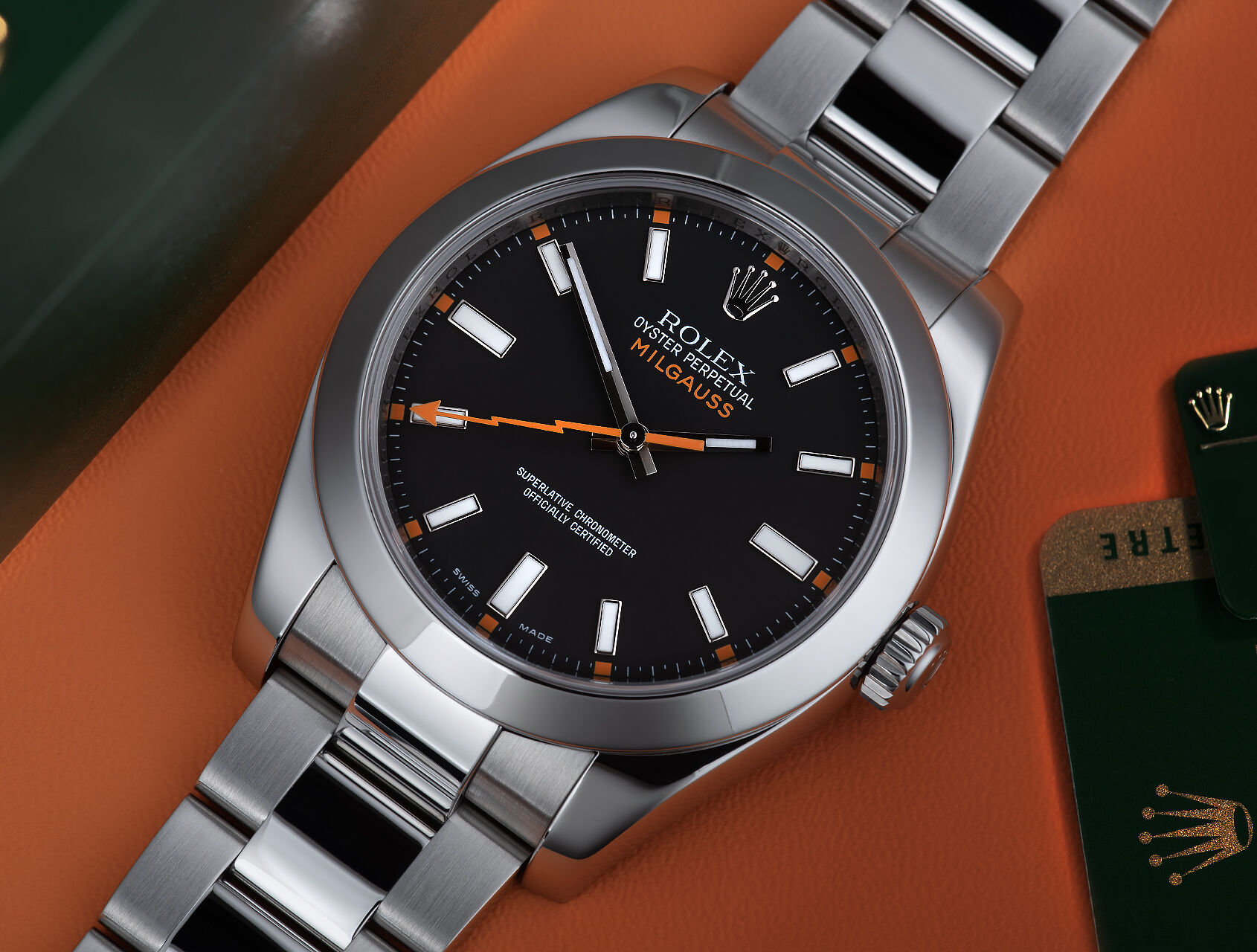 ref 116400 | 116400 - Box & Certificate | Rolex Milgauss