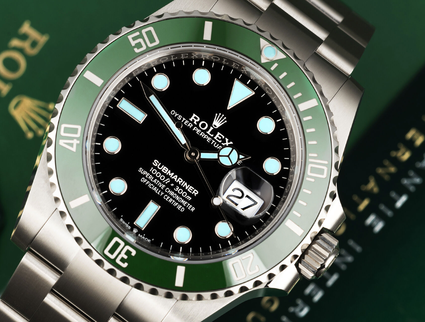 ref 126610LV | 126610LV - Starbucks | Rolex Submariner Date