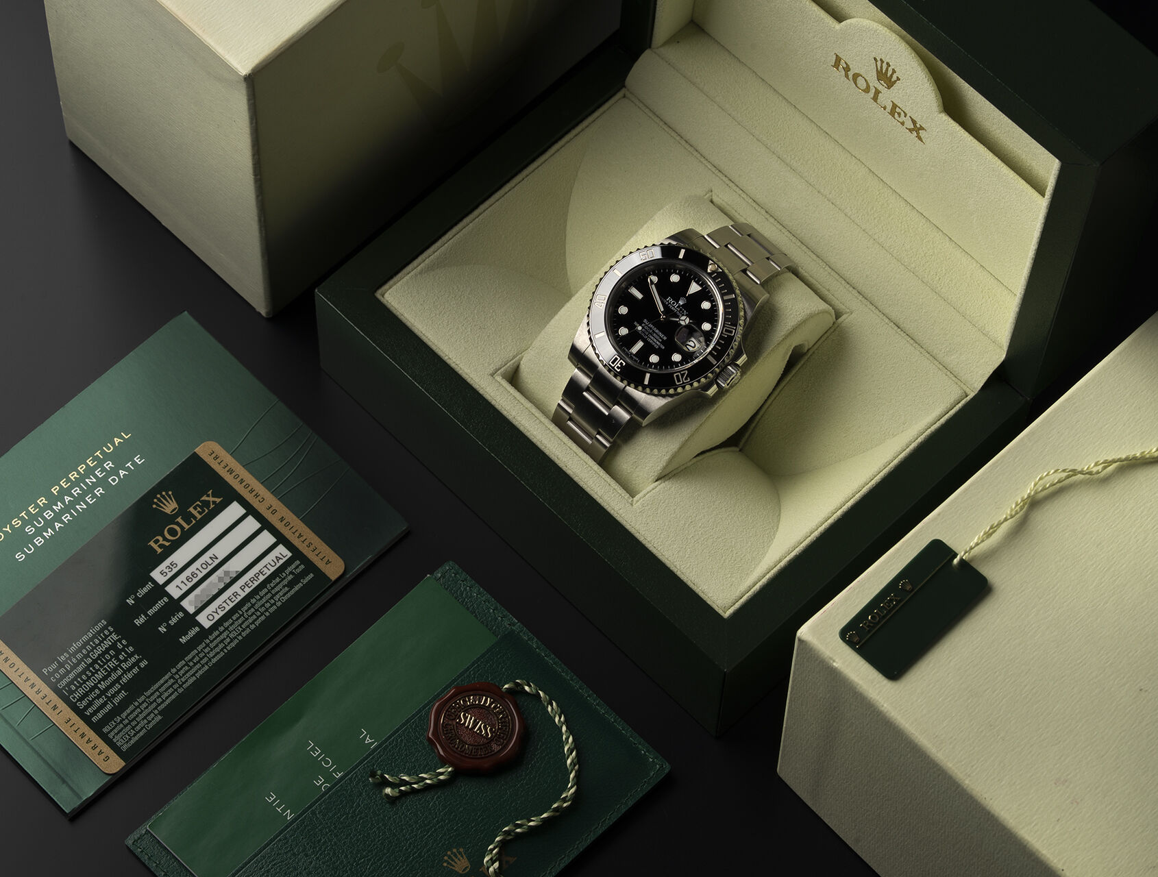 ref 116610LN | 116610LN - Box & Certificate | Rolex Submariner Date