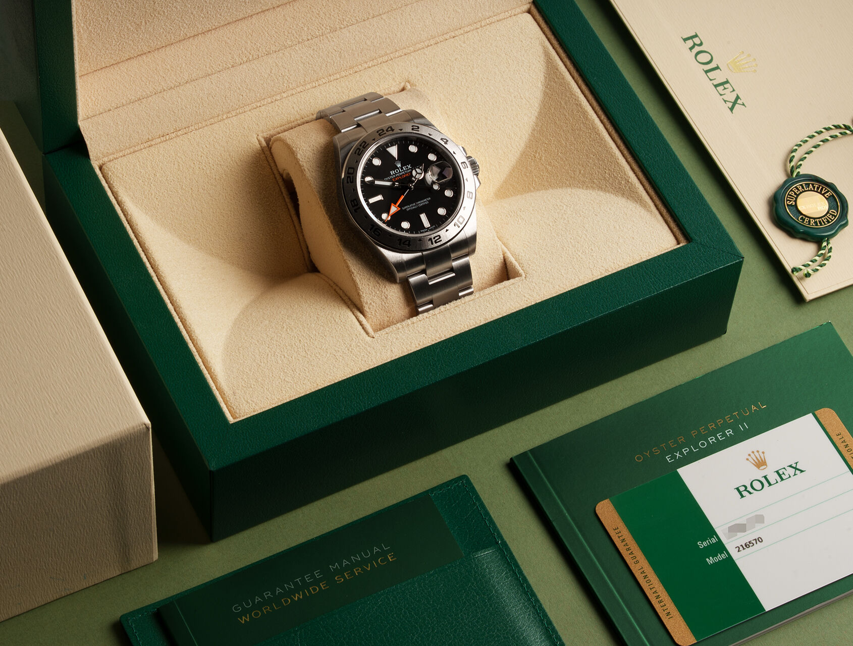 ref 216570 | 216570 - Box & Papers | Rolex Explorer II