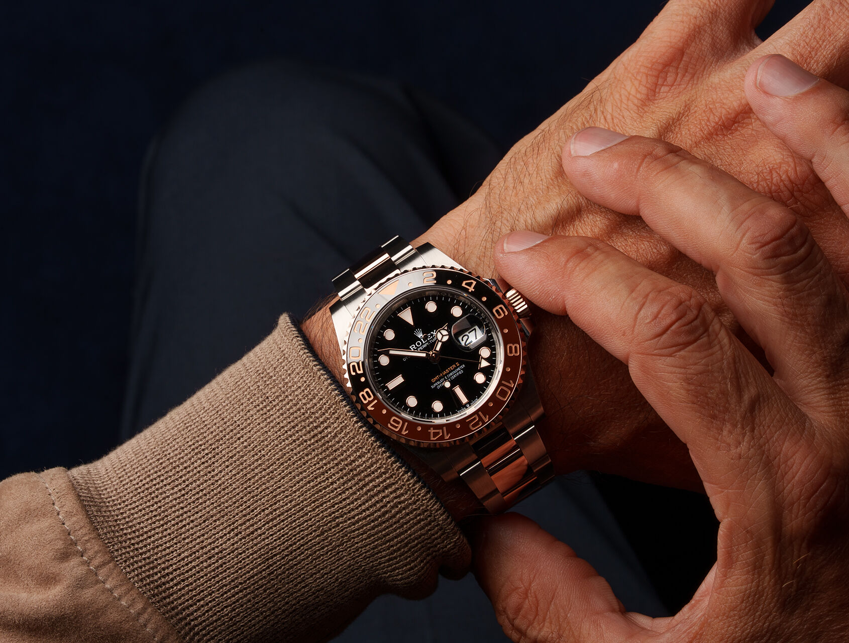 ref 126711CHNR | 126711CHNR - Root Beer | Rolex GMT-Master II