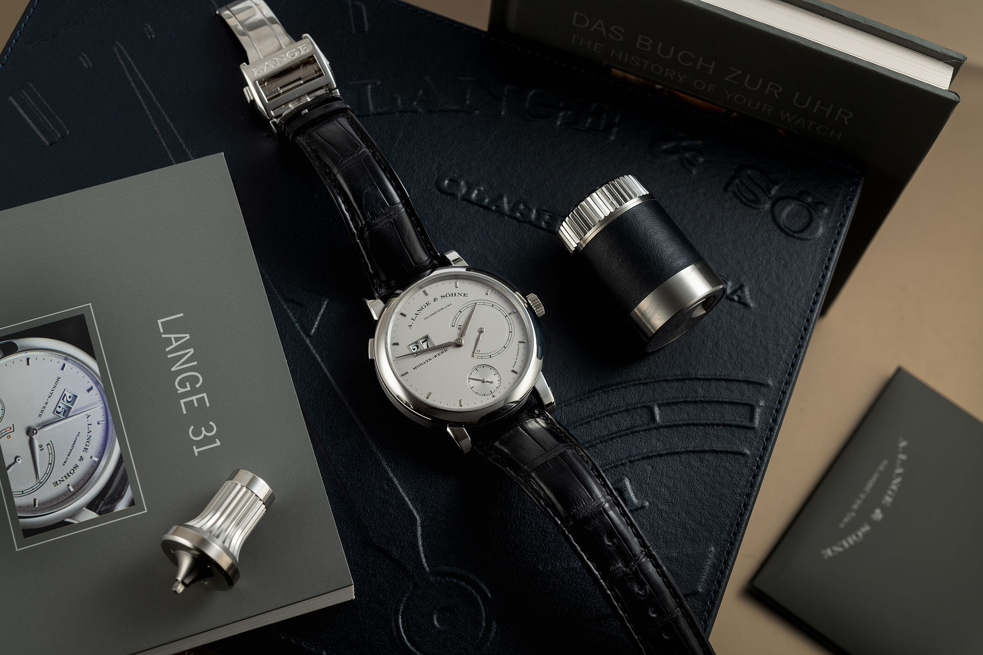 ref 130.025 | 'Beautiful Complete Set' | A. Lange & Söhne Lange 31