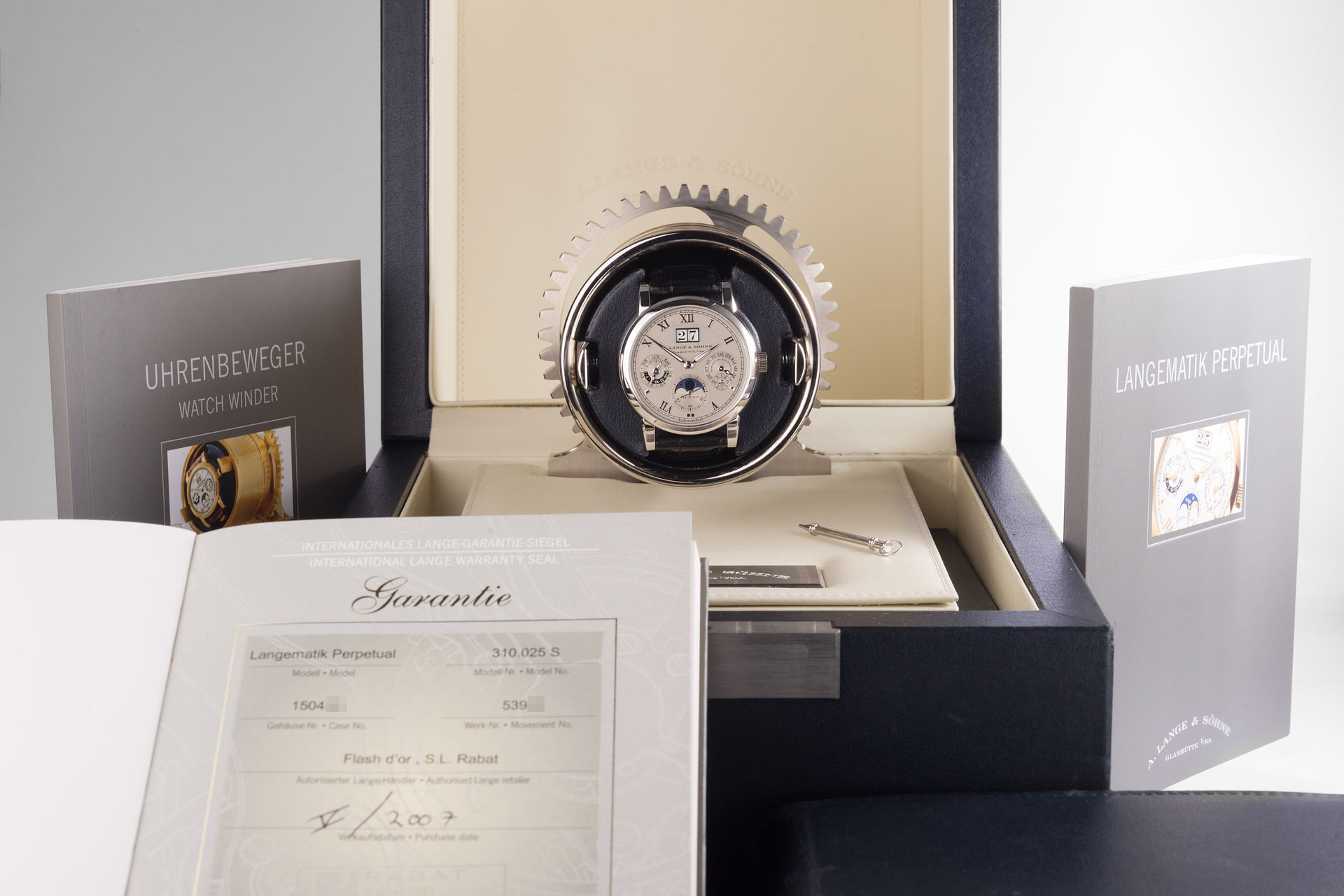 ref 310.025 S | Platinum 'Complete Set' | A. Lange & Söhne Langematik Perpetual