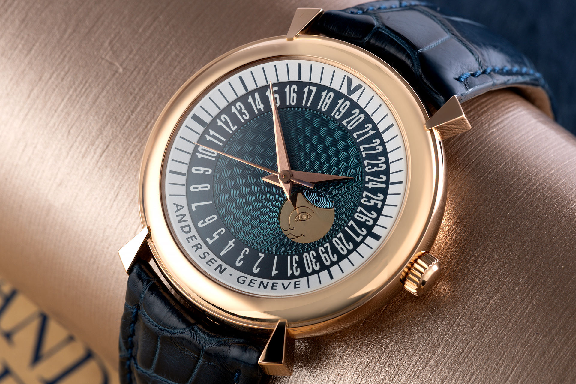 | 'Blue Gold' Wandering Moon | Andersen Geneve Orbita Lunae