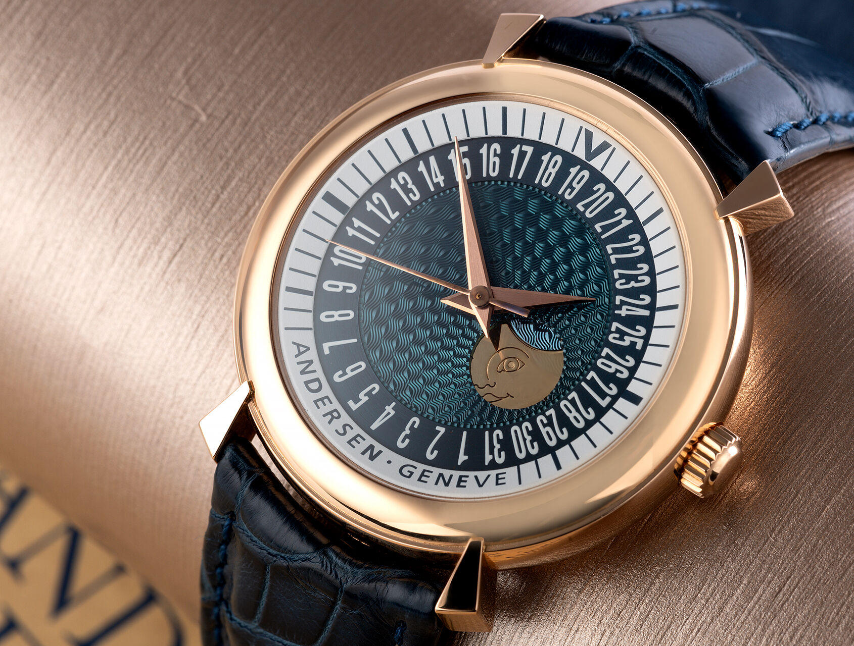  | 'Blue Gold' Wandering Moon | Andersen Geneve Orbita Lunae