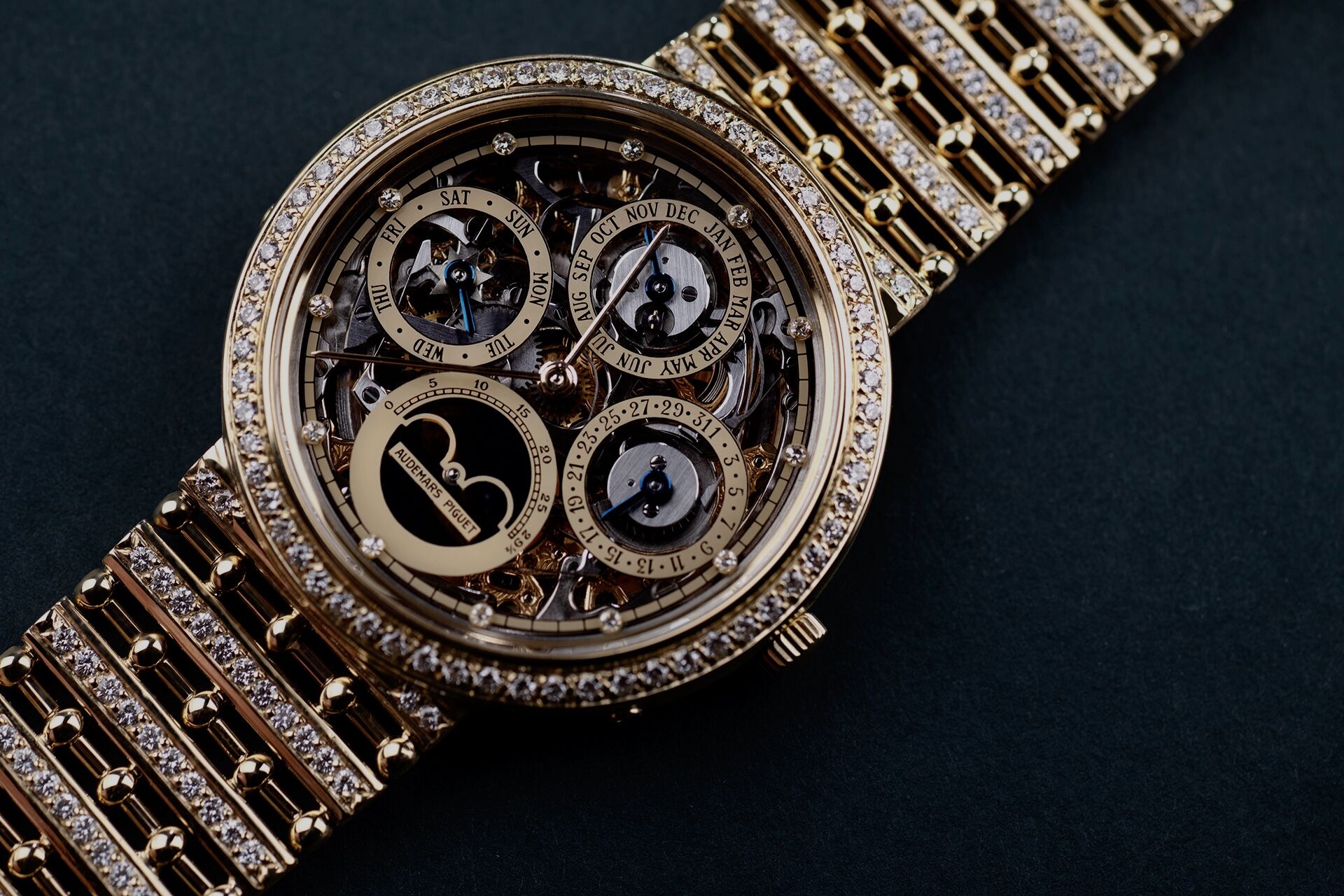 ref 5582BA | Perpetual Calendar Diamonds | Audemars Piguet Quantieme Perpetuel
