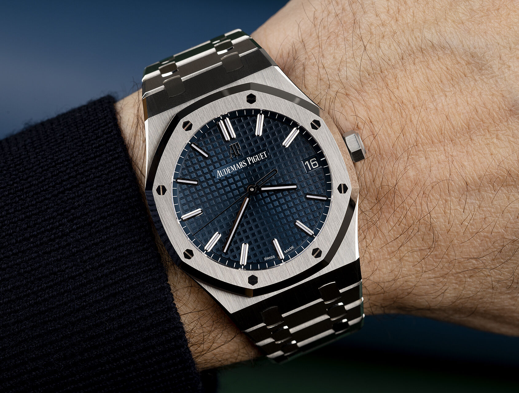 ref 15500ST.OO.1220ST.01 | 15500ST - Blue Dial  | Audemars Piguet Royal Oak