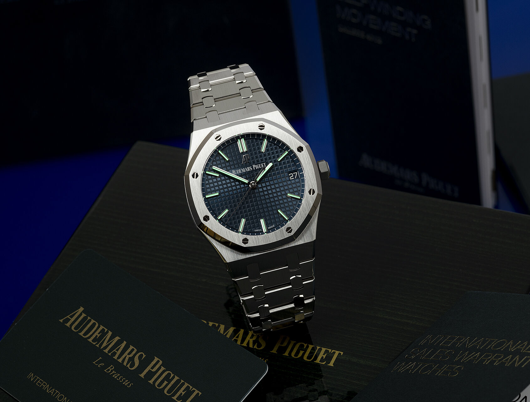 ref 15500ST.OO.1220ST.01 | 15500ST - Blue Dial  | Audemars Piguet Royal Oak