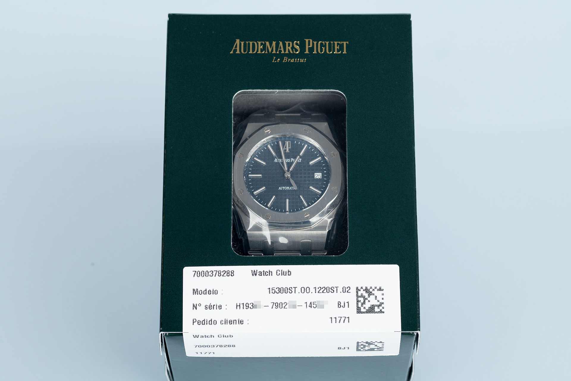 ref 15300ST.OO.1220ST.02 | Blue Dial 'Full Set' | Audemars Piguet Royal Oak